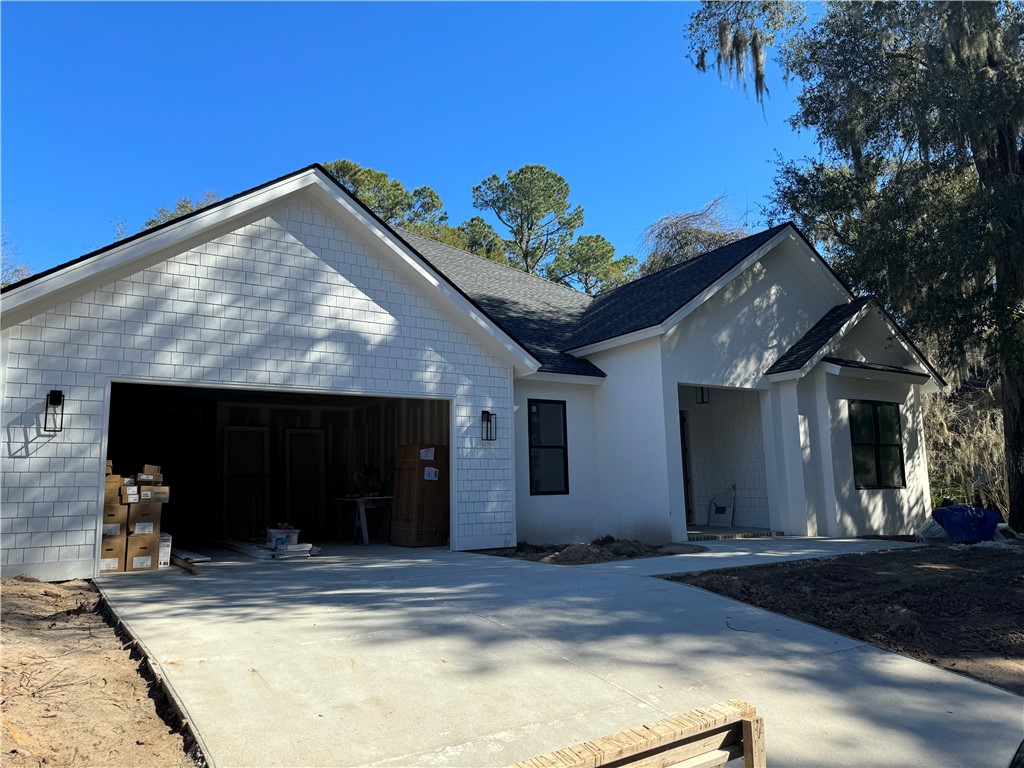 NEW CONSTRUCTION HOME. 1st floor features master bedroom and bathroom, 3 additional bedrooms, 3 bathrooms, powder bathroom, open kitchen to living room and dining area, and covered porch. 2nd floor bonus room with sitting area. Pool in the rear yard.