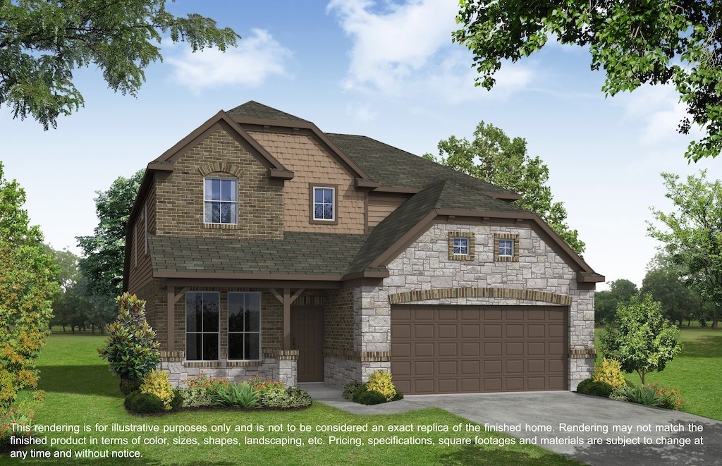 **Home is Under Construction. The photo shown here is of a completed home that has the same floor plan and similar elevation. Options and color selections may vary.**
