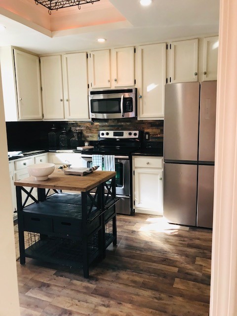 Open kitchen with many upgrades