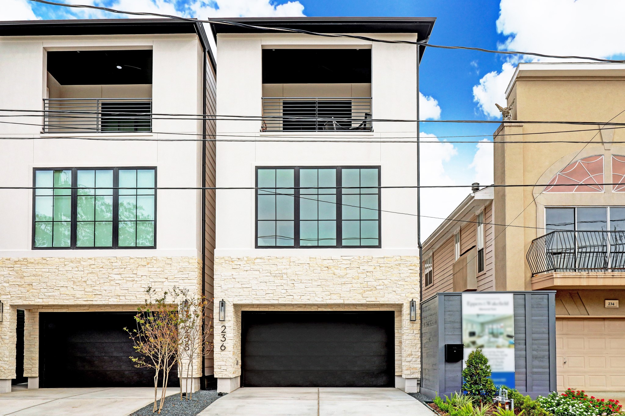 Stunning new construction by Eppers & Wakefield on a highly desired block!