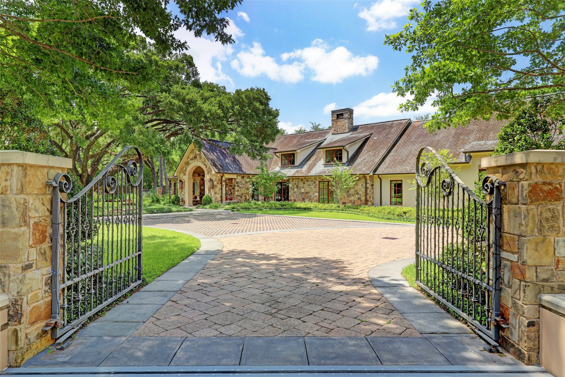 Gated entry to the property!
