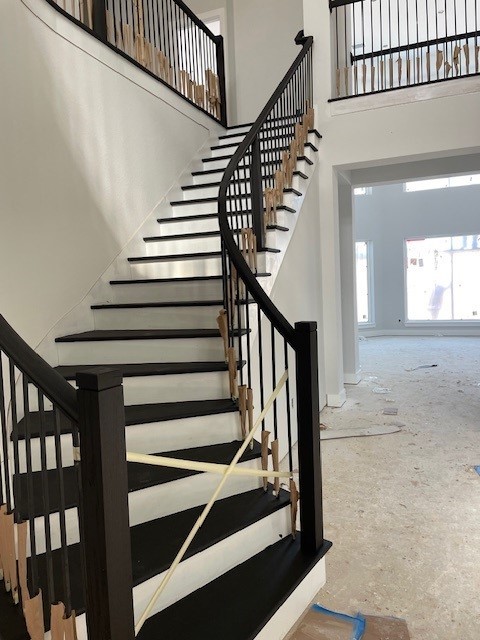 Staircase view Representational photo of completed home