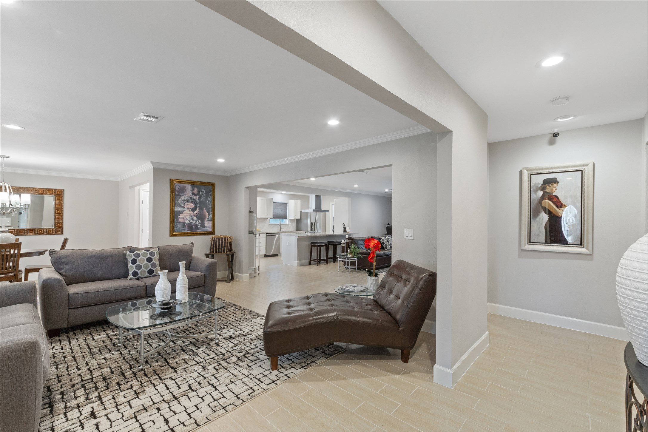 Just one step in and you will fall in love with the brightness of this open floor plan.  The formal living room greets you upon entry.