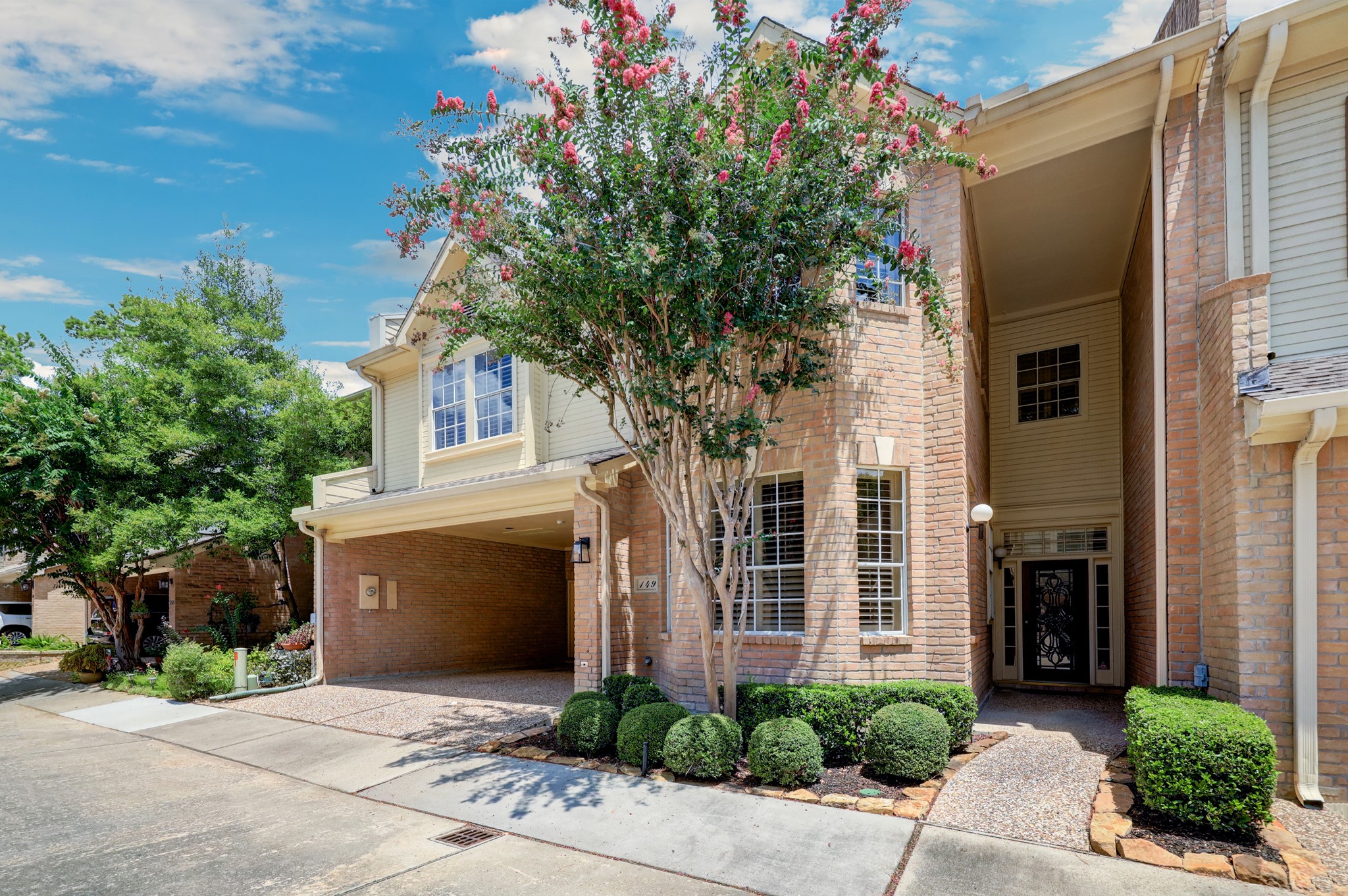 Welcome home to 201 Vanderpool Ln #149, a wonderful 3-bedroom home in the gated community of Woodstone in Memorial.