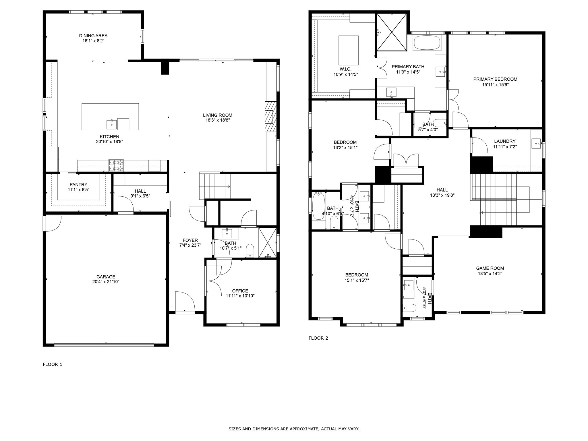 Here is a floor plan for the home.