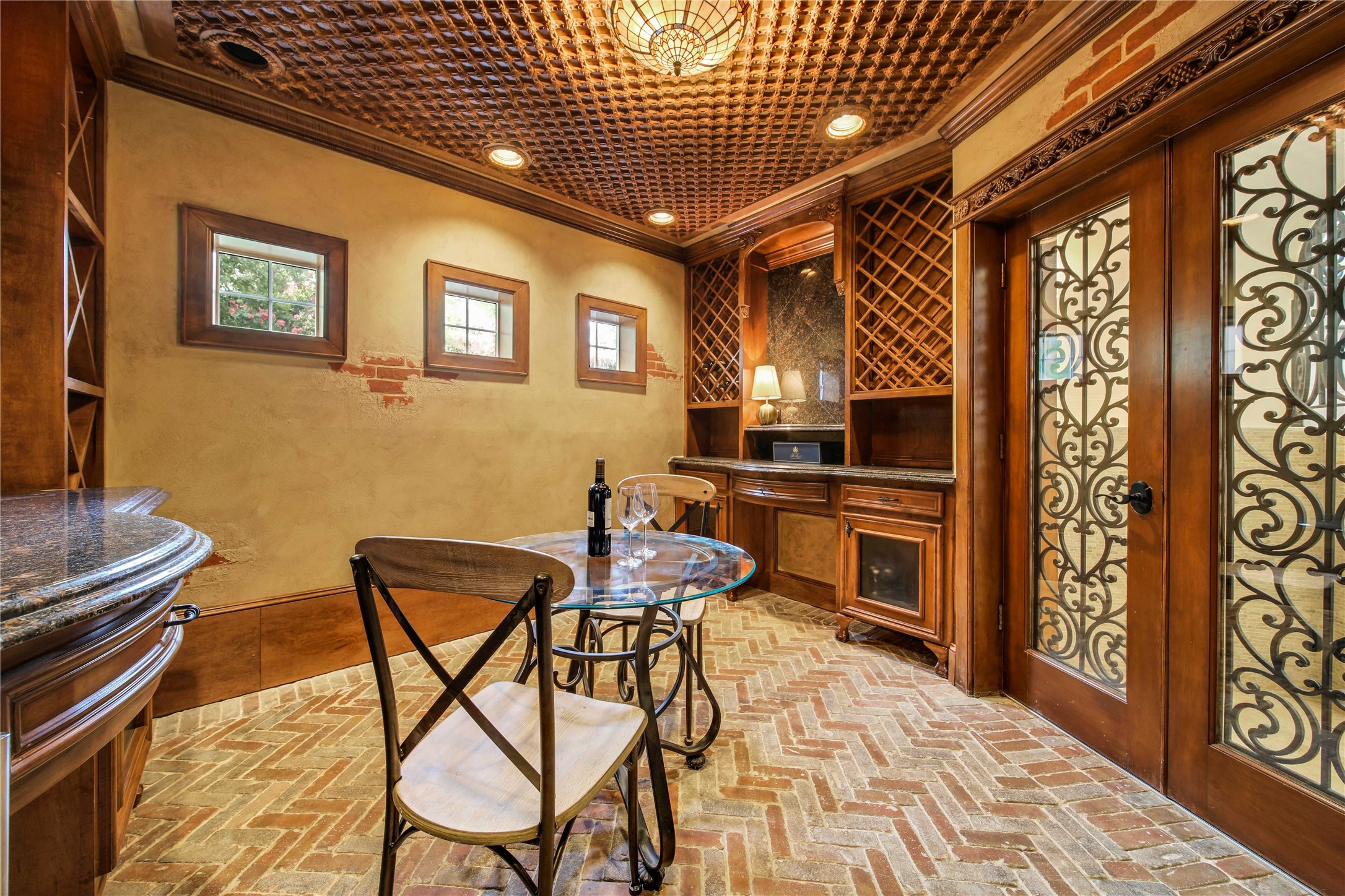 Whether you are a wine enthusiast, a collector, or simply enjoy the occasional bottle of wine, having a climate-controlled wine cellar offers a convenient and stylish way to store and display your collection. It adds an element of sophistication to the property, reflecting the luxurious nature of the home.

