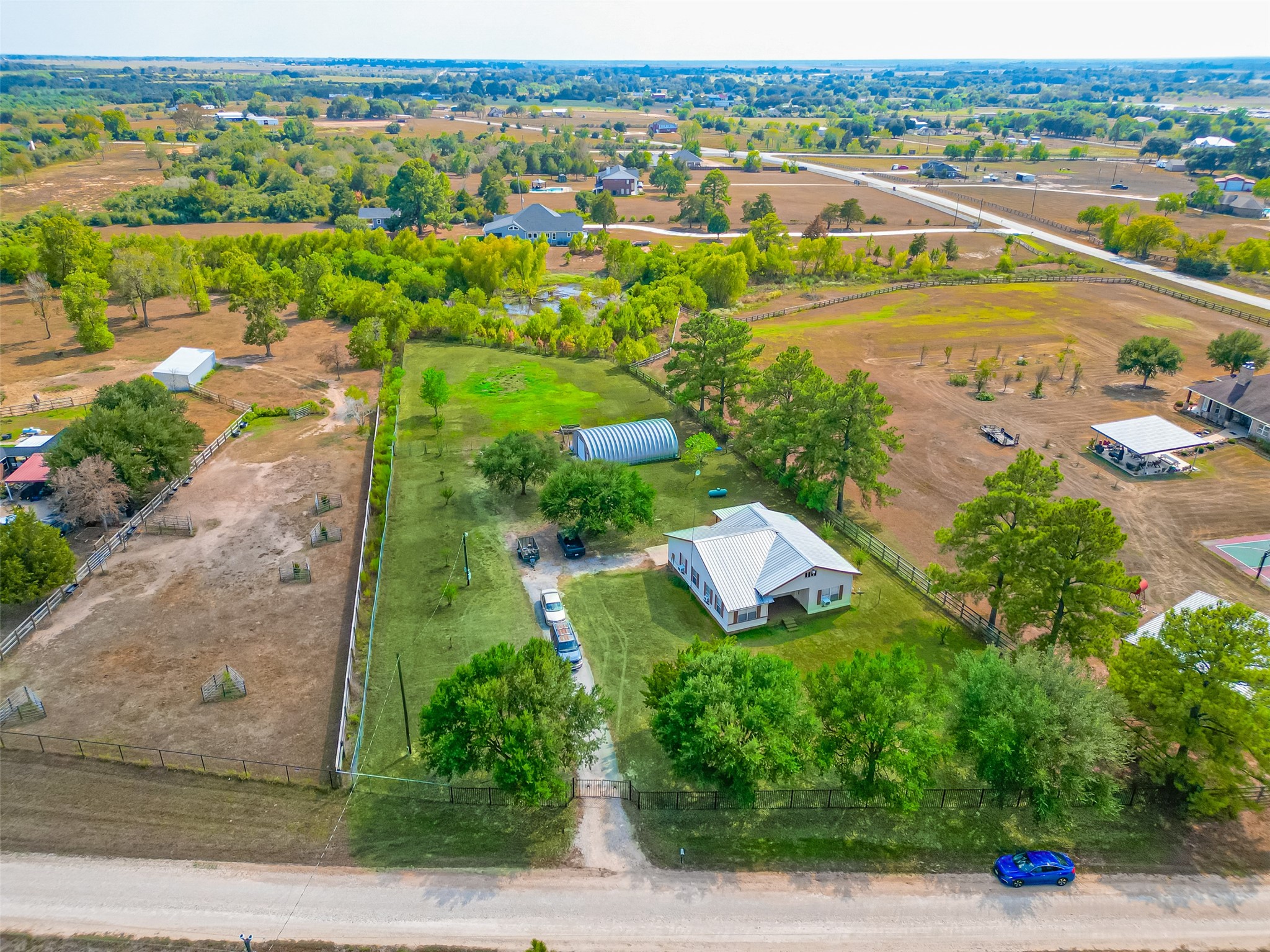 Two Acres... Home SWEET, Country Home. Gorgeous area of well built attractive country homes on 2+ acres. THIS home can be a wonderful investment as most homes in the area are larger ...remember that sage real estate advise... BUY the least expensive home in THE BEST NEIGHBORHOOD!