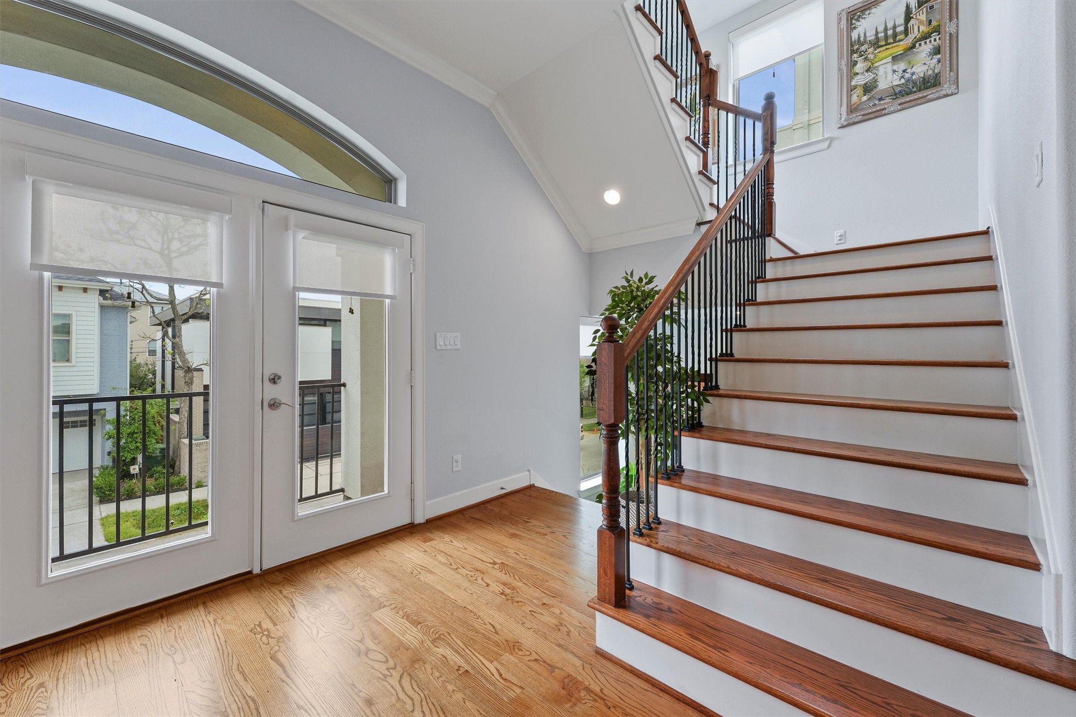 Gorgeous hardwood flooring throughout the entire house