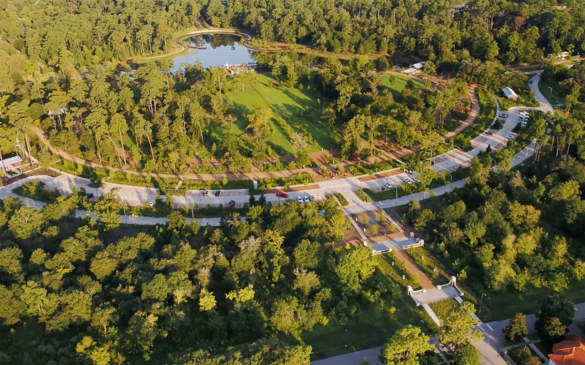 Memorial Park, Houston's largest urban-center park, has something for everyone; golf, tennis, swimming pool, running and mountain biking trail.