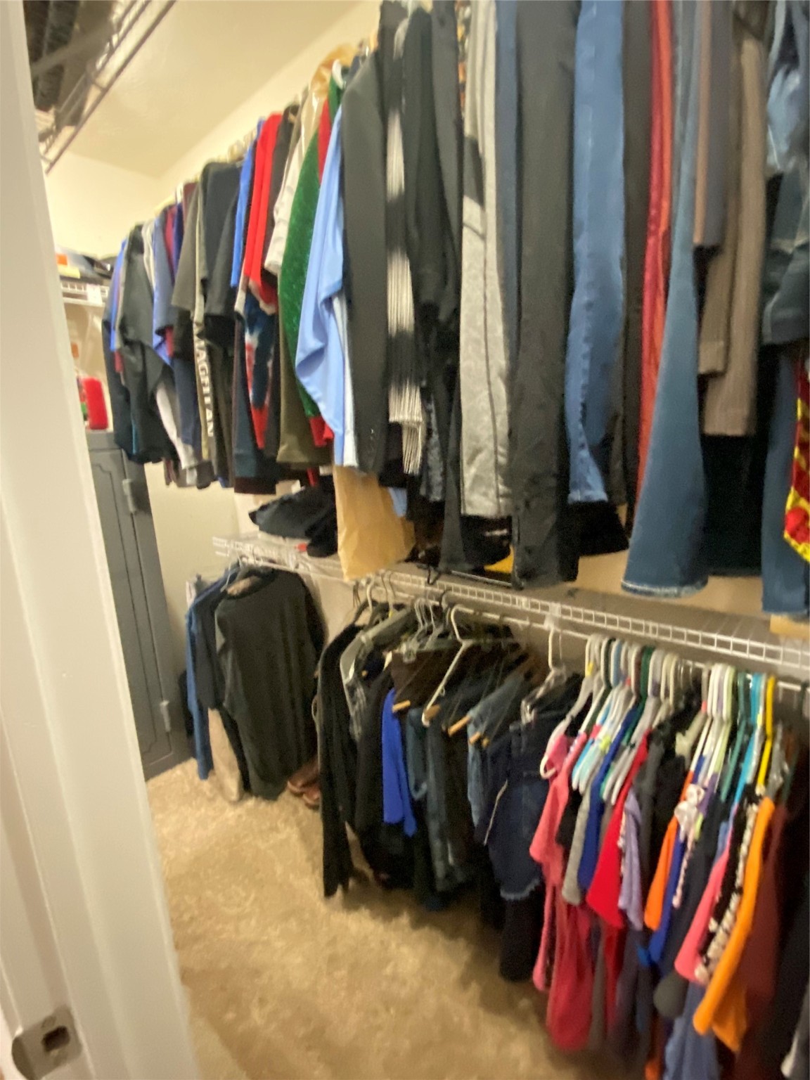 Closet with pass thru in primary Bedroom