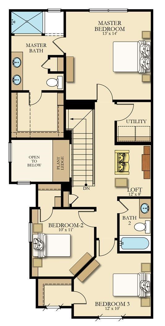 Floor plan 2nd flr