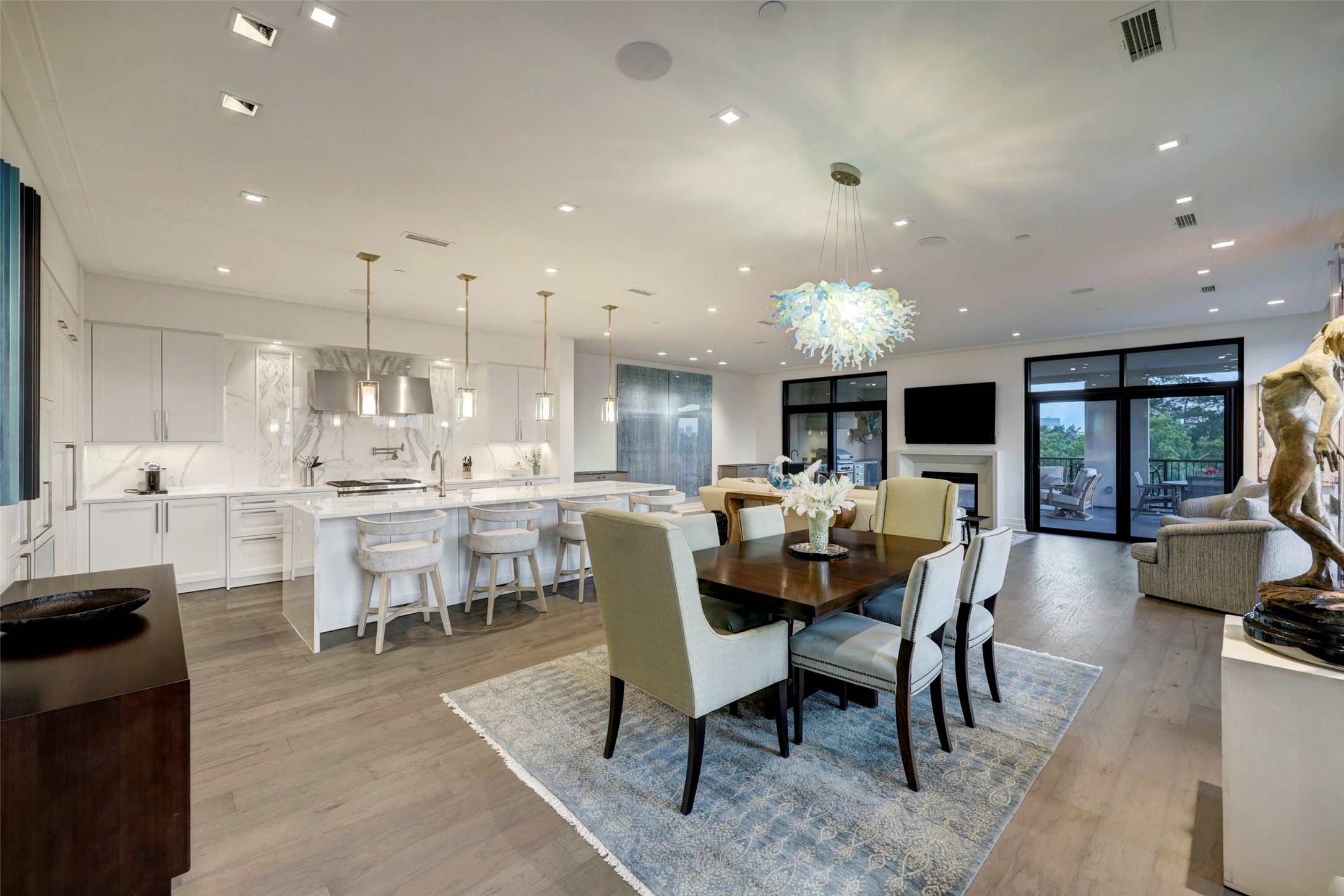 With the open floor plan the Dining Room can be as large or as intimate as you would like it to be.