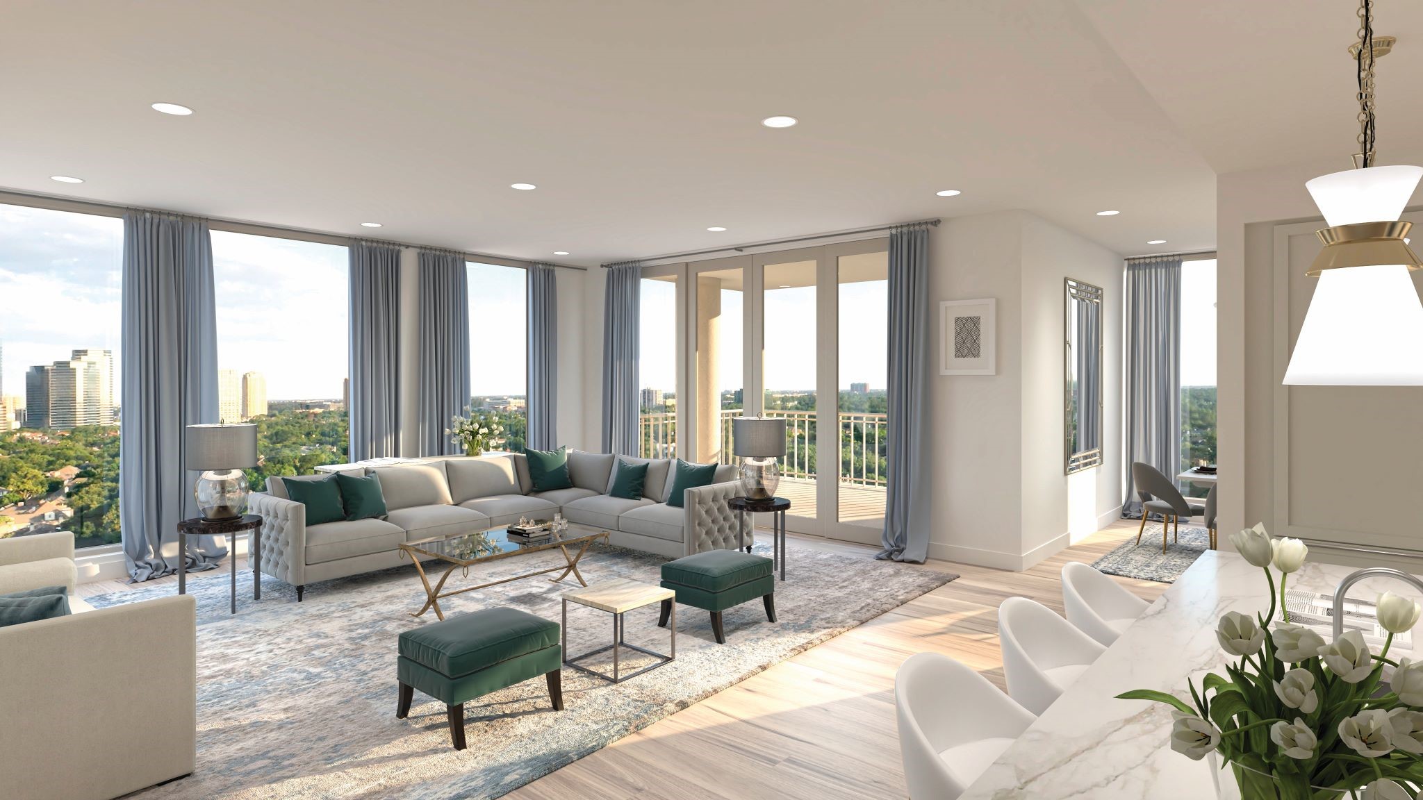 Soaking in natural light and the very best in finishes and features, your home is certainly intended to be an oasis of tranquility and refinement. Offering the very best city views--Uptown, Tanglewood, sunrises, and sunsets--do not wait to pick your view today!