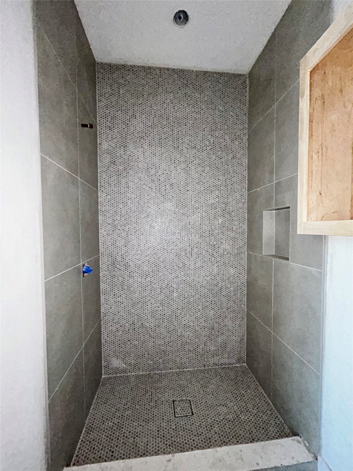 1009 Shelterwood 2nd floor guest suite walk-in shower.