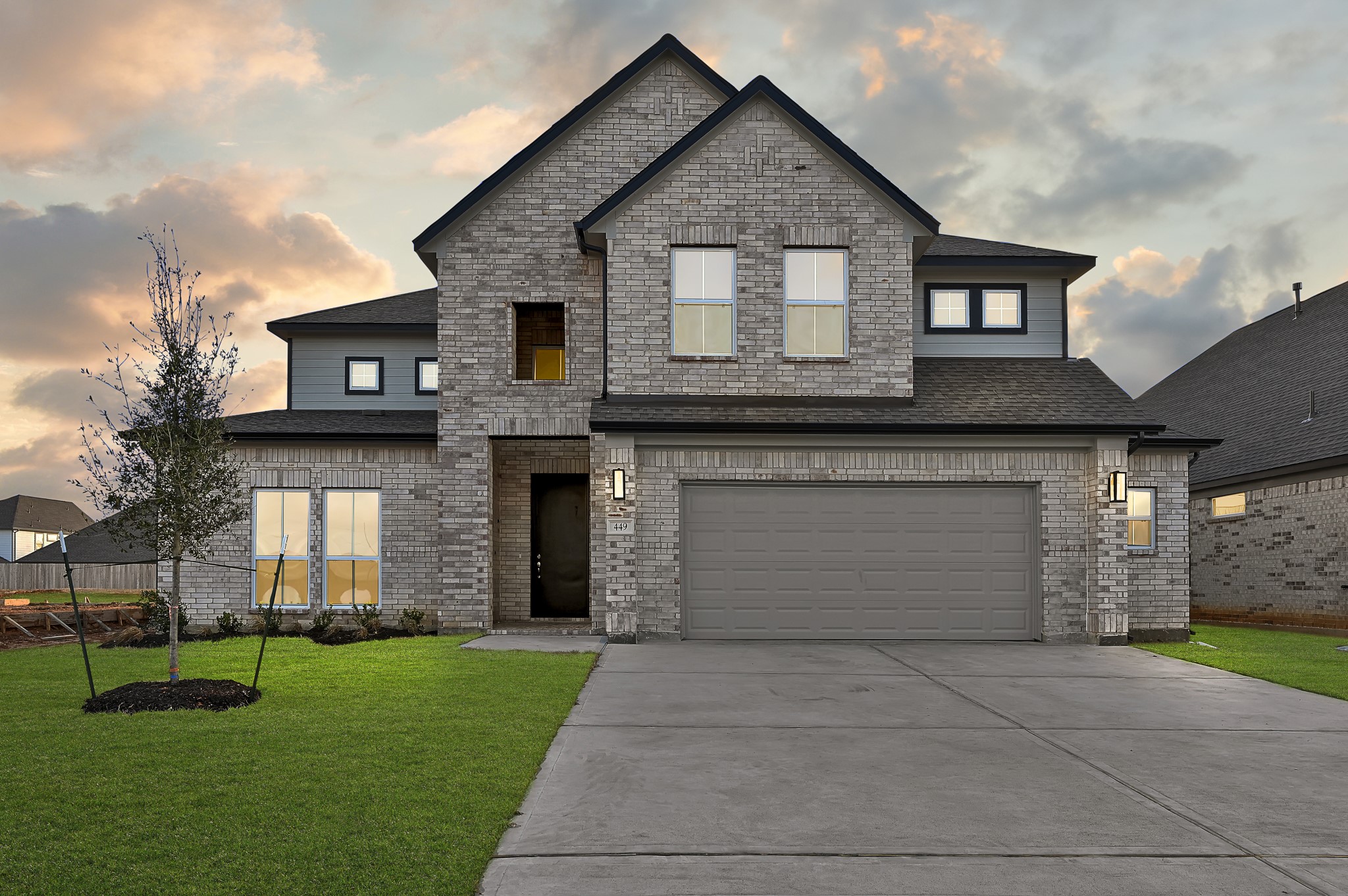 Welcome home to 449 Piney Rock Lane located in Beacon Hill and zoned to Waller ISD.