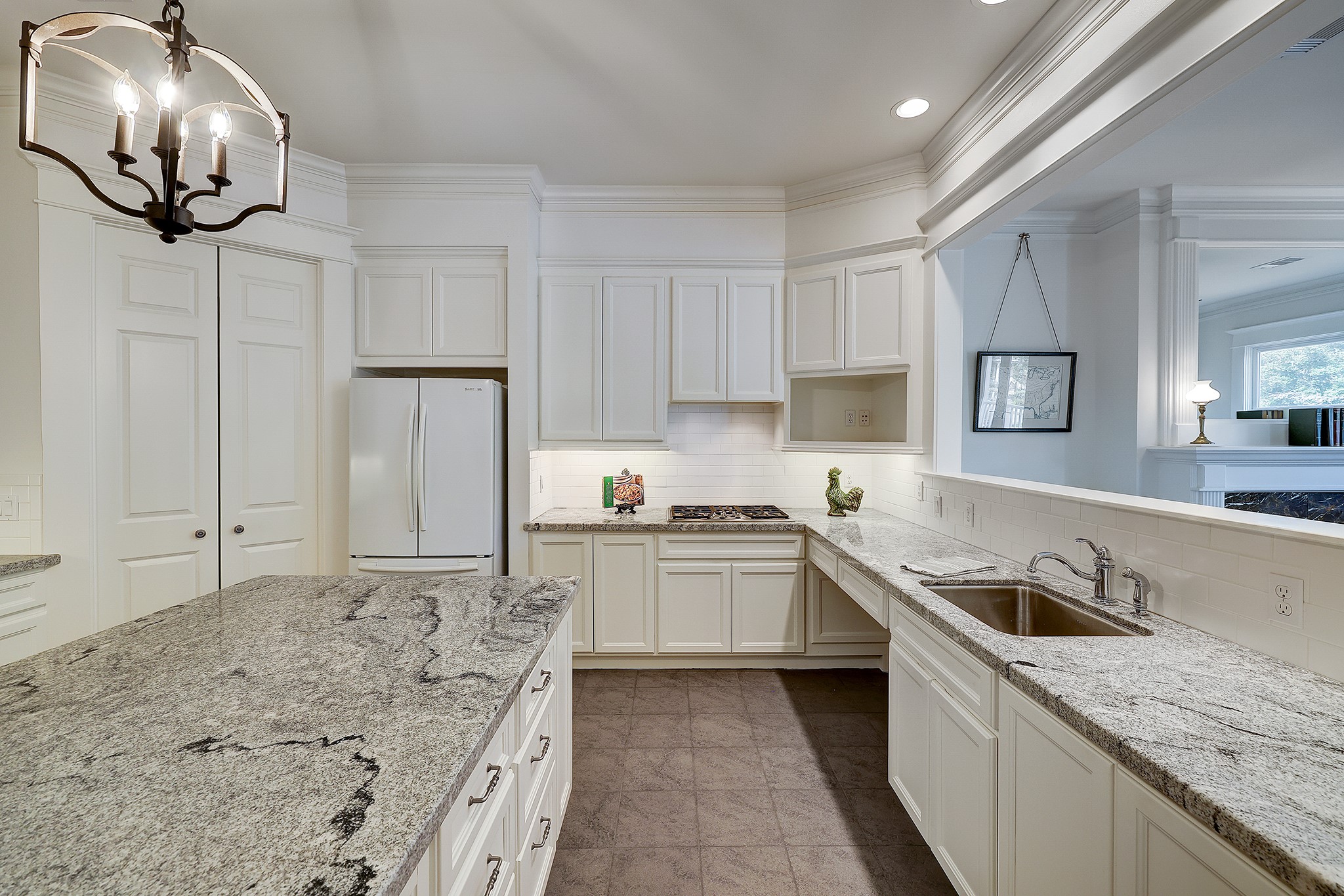 You'll be amazed at the custom designed storage throughout but especially this kitchen.