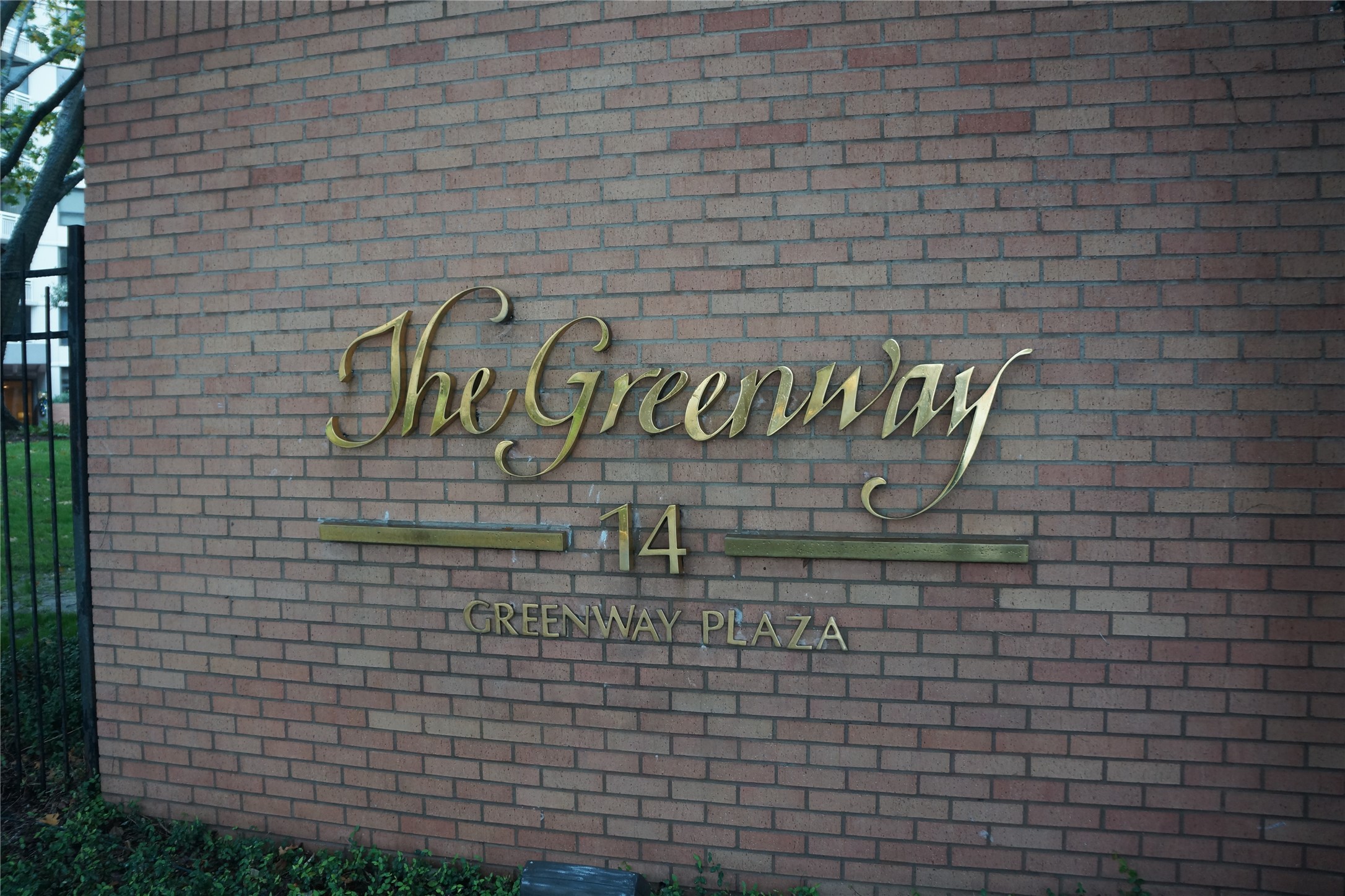 Entrance to the Greenway Condo grounds