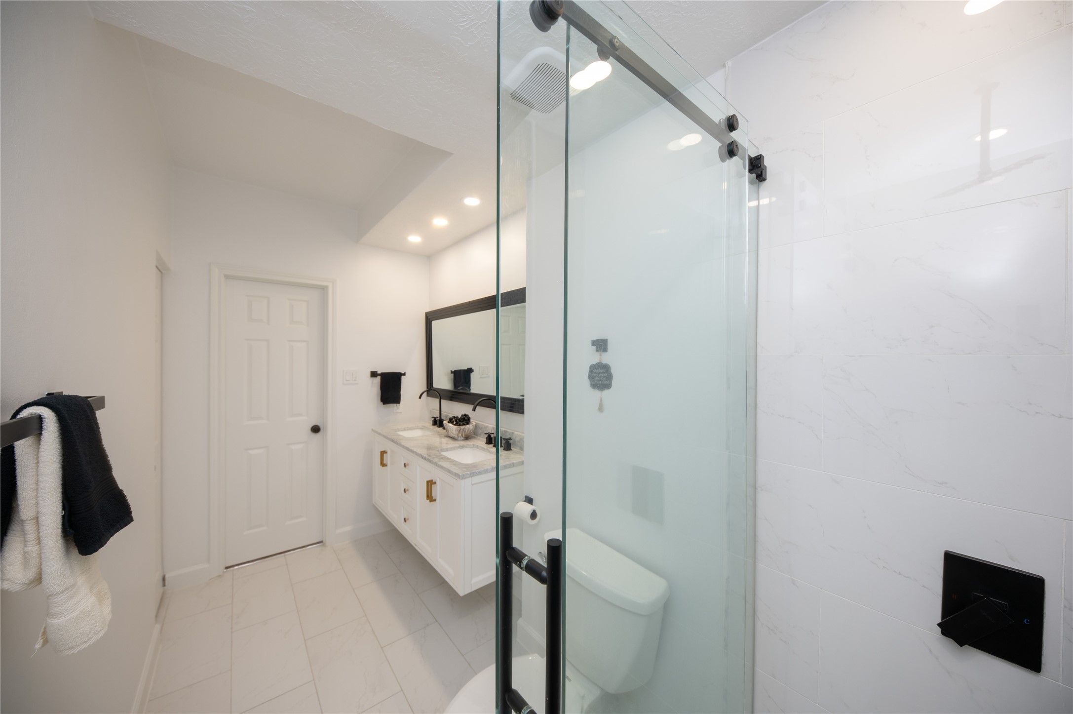 Here is a parting shot of the upgraded primary shower in Unit 903. Make your appointment to tour today.