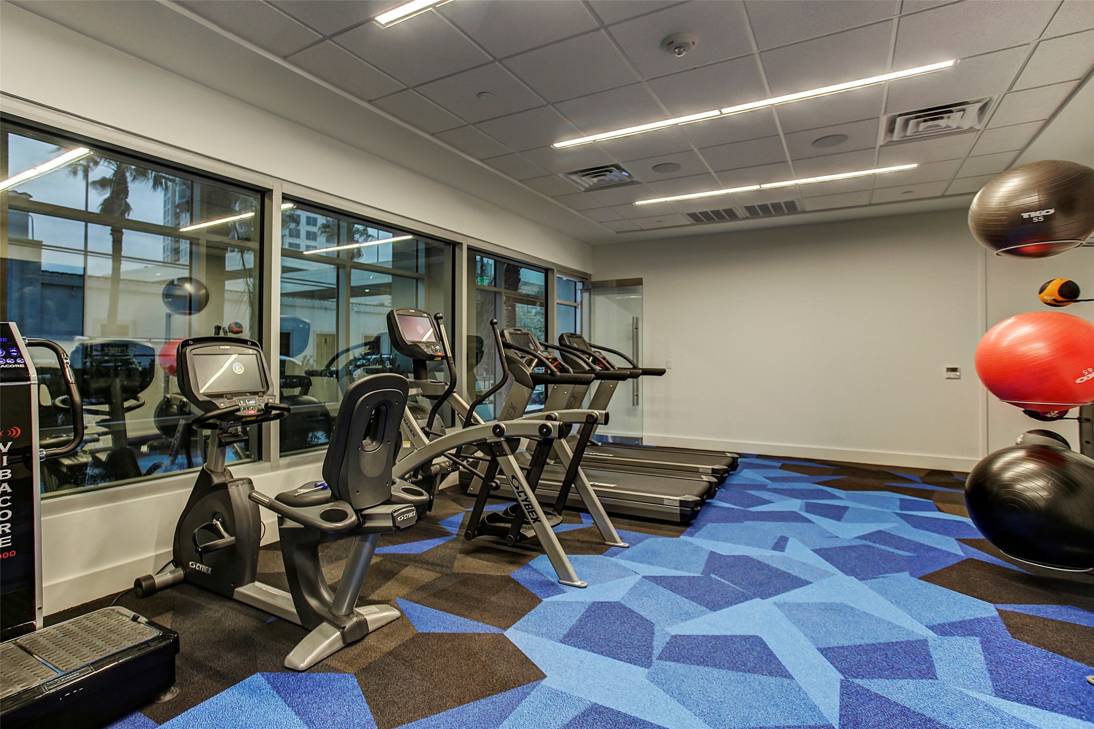 Open 24/7 the gym is available to all residents.