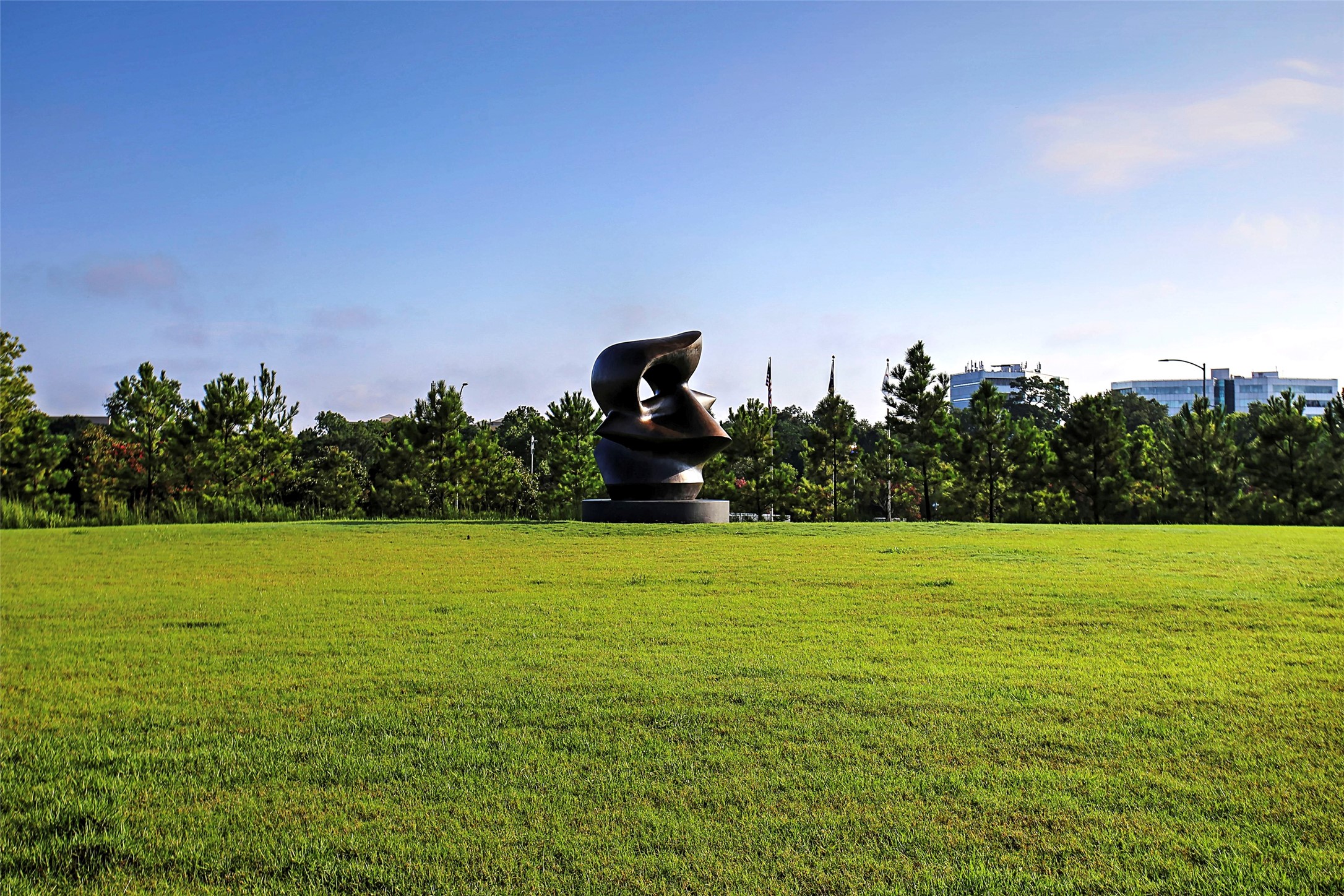 Contemporary art is found throughout the park.