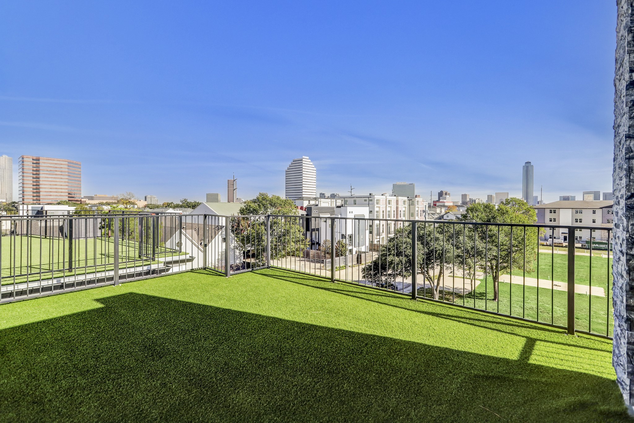 Each home is complete with a gorgeous, turfed patio on the 4th floor, perfect for rooftop entertaining and city views.
