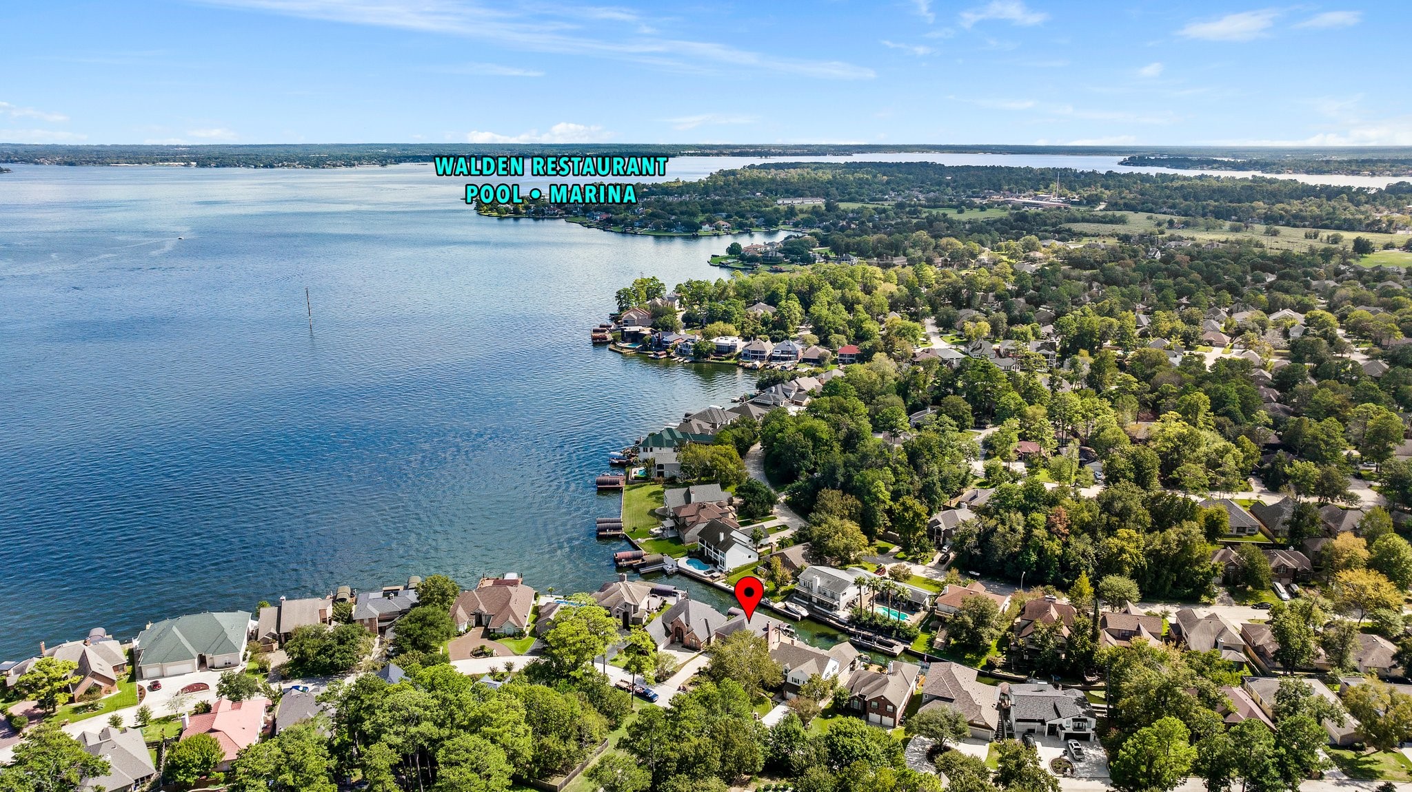 This home is located at the entrance of Walden so access is instant. It sits very near to one of two of Walden's privately gated boat ramps also.