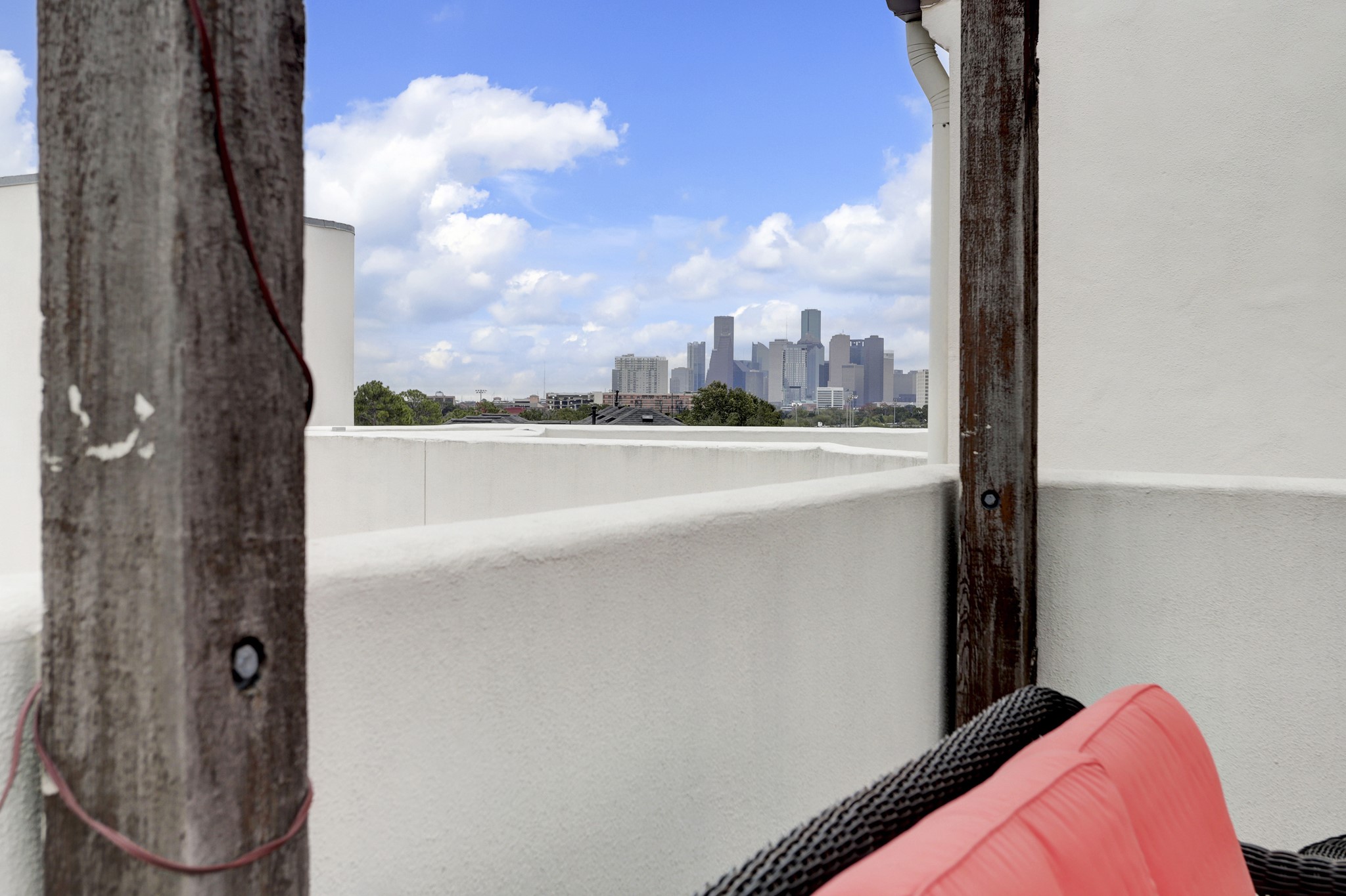 More scenic partial downtown views await you as you host guests or relax on your upstairs patio.