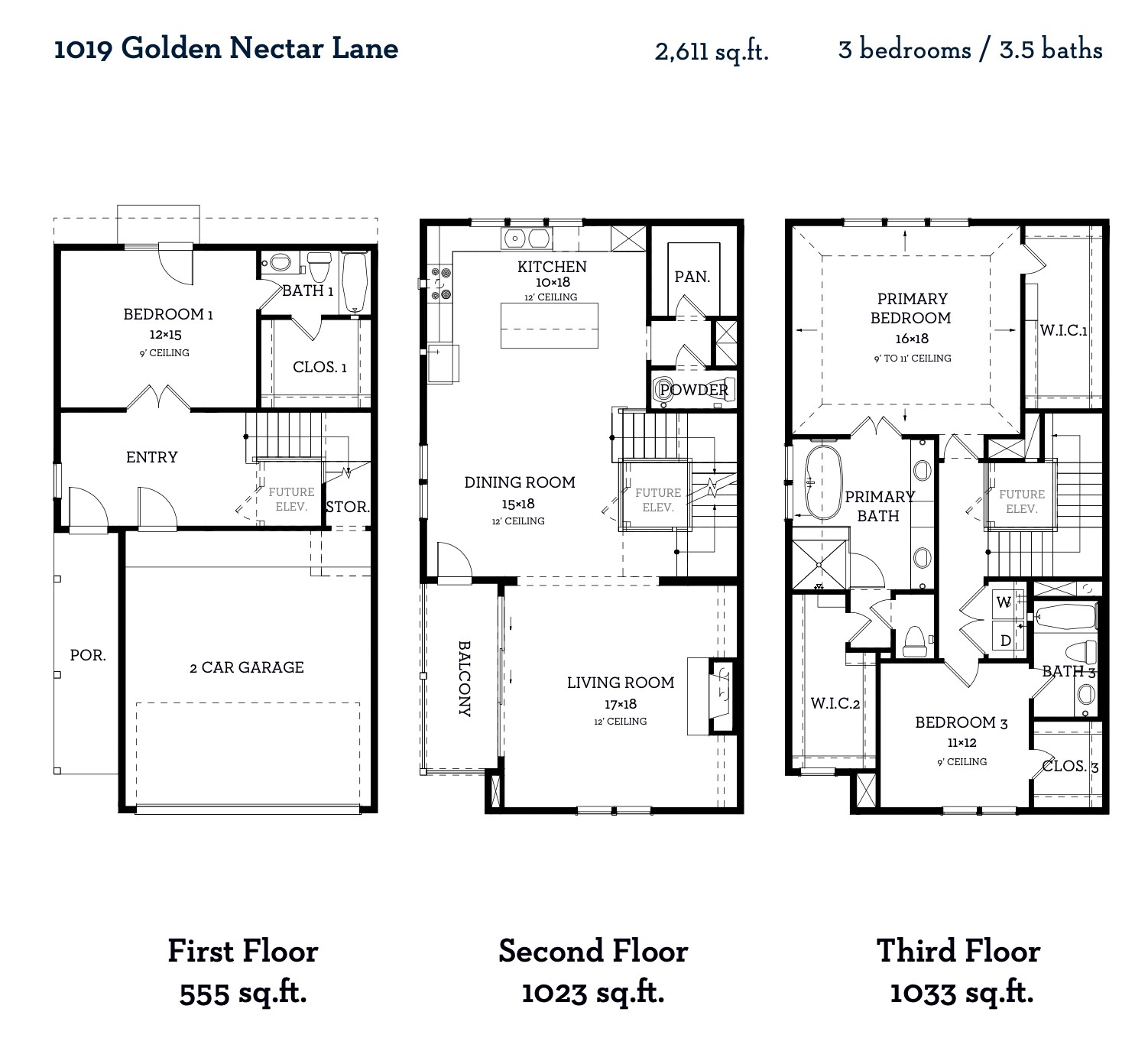 very unique floorplan wth covered front porch and cozy gaslog fireplace, elevator capable, spacious secondary bedrooms