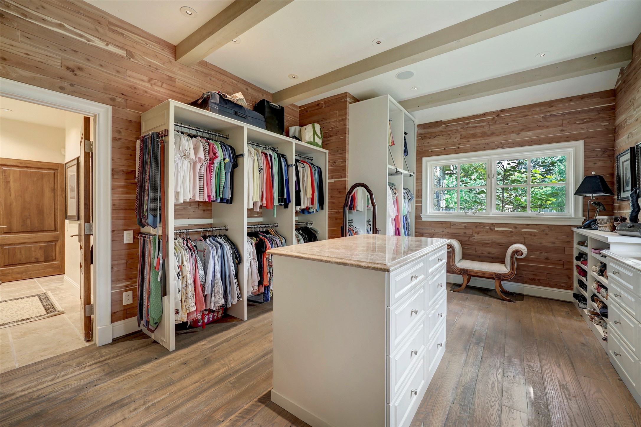 Second primary closet with cedar lined walls!