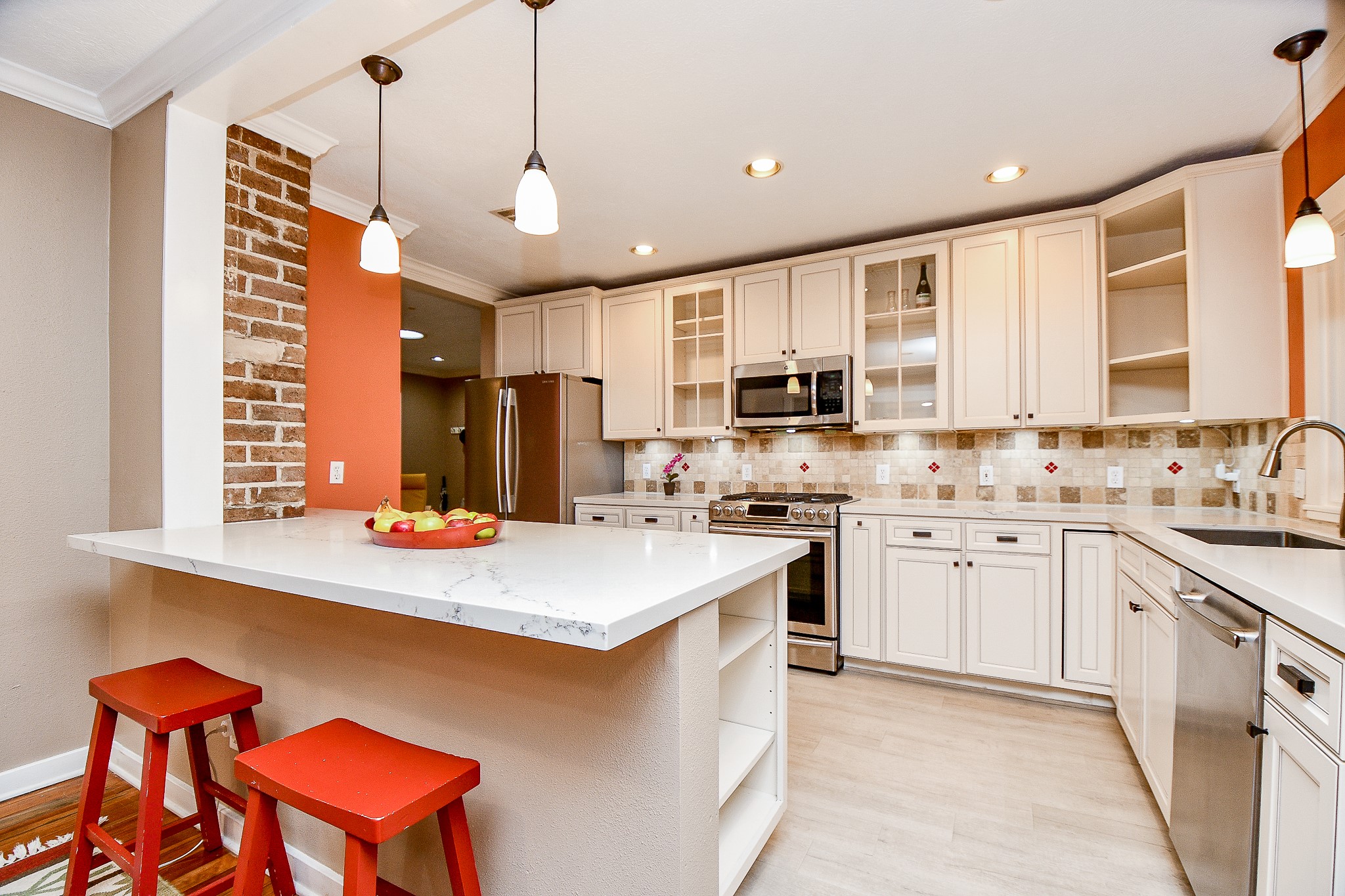 Welcome to your exquisitely remodeled kitchen.