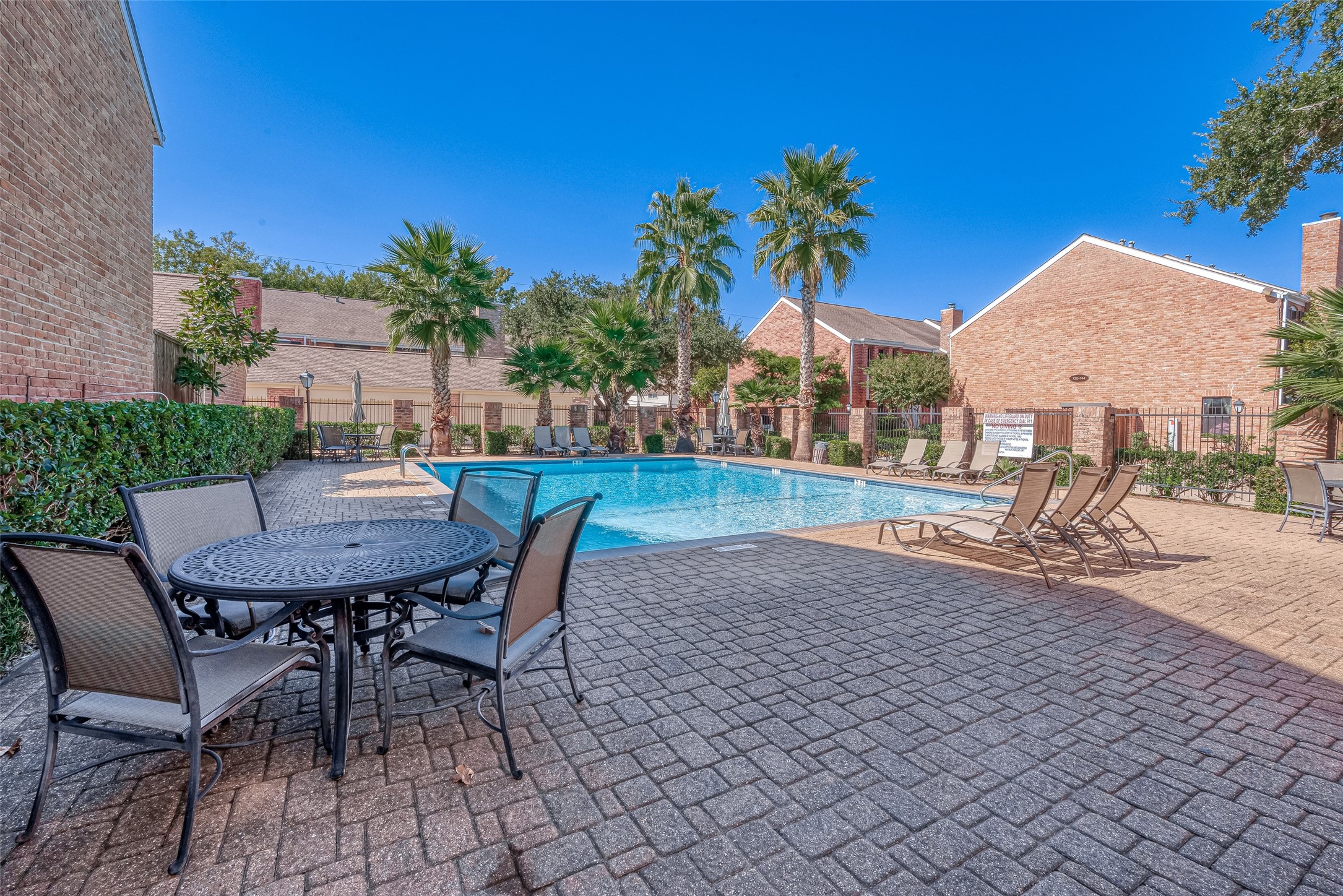 One of two beautiful pools for hot summer days! There is also access to two tennis courts.
