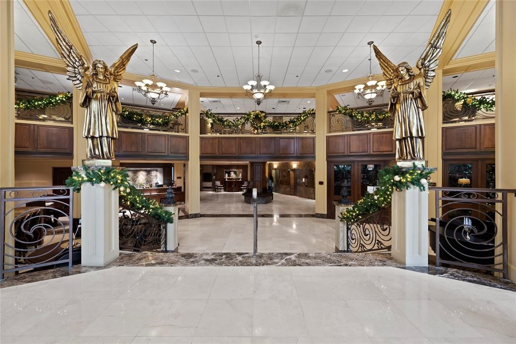 The elegant entrance will be sure to leave lasting impressions.