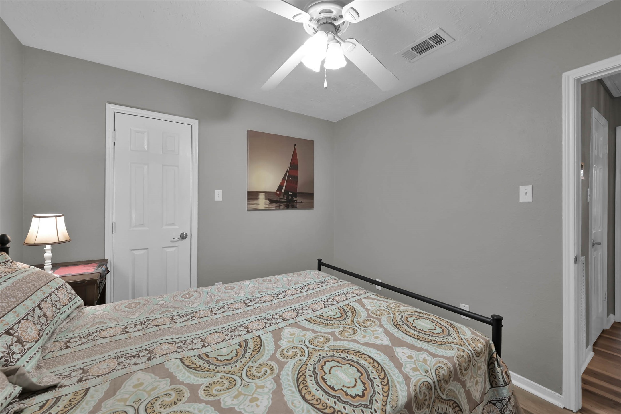 Another view of the space and all bedrooms are a generous size.