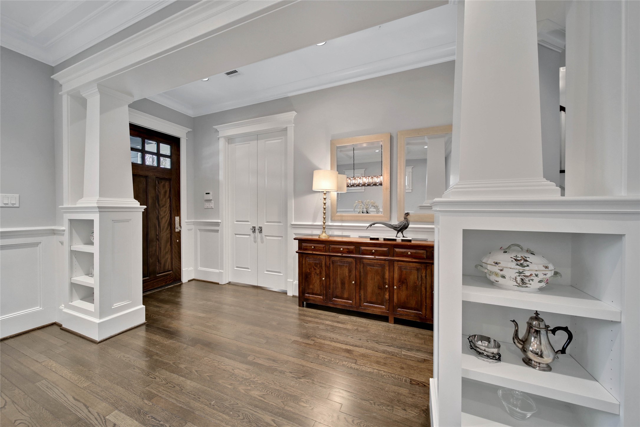 Step into luxury and style as you enter this beautiful entryway.