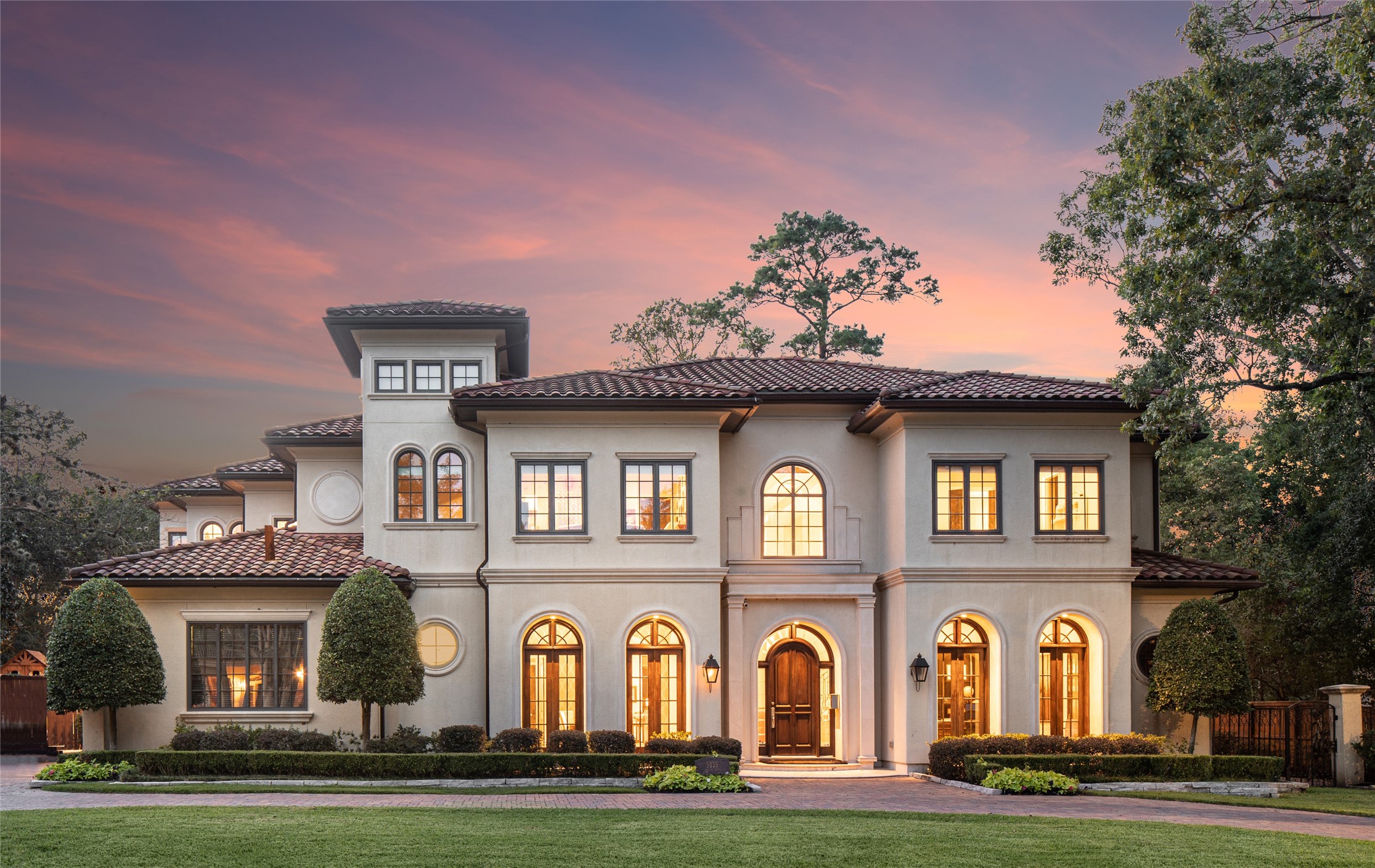Exquisite estate in exclusive Indian Trail. Home boasts beautiful circle drive creating a grand aesthetic as soon as you arrive.