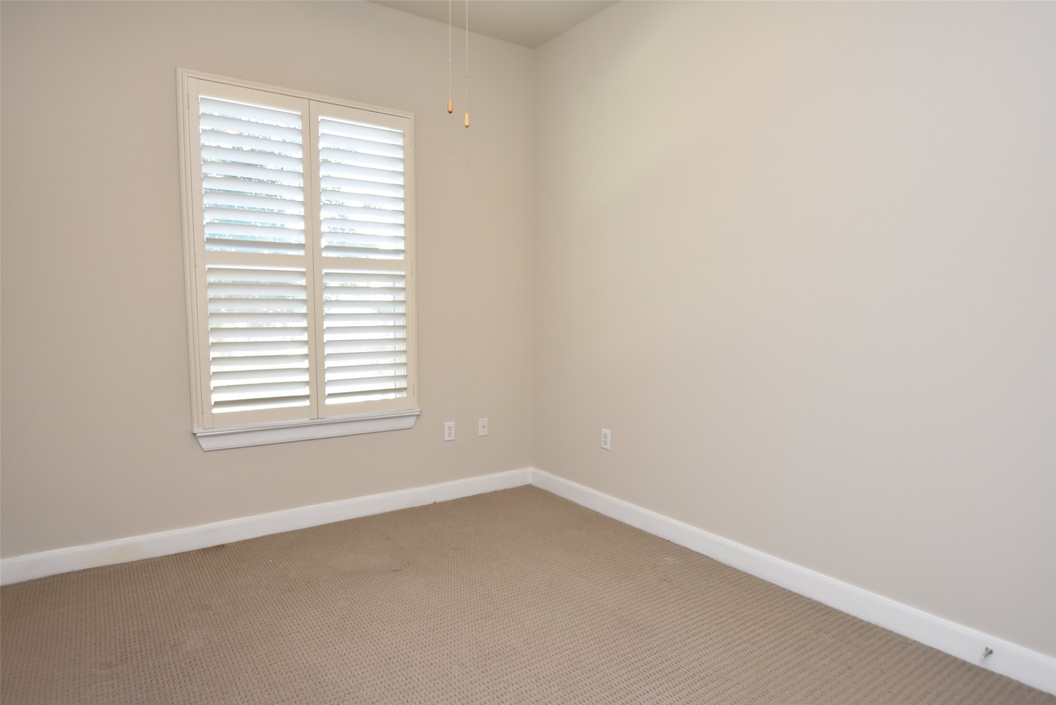 The second bedroom is nicely sized with great closet space.