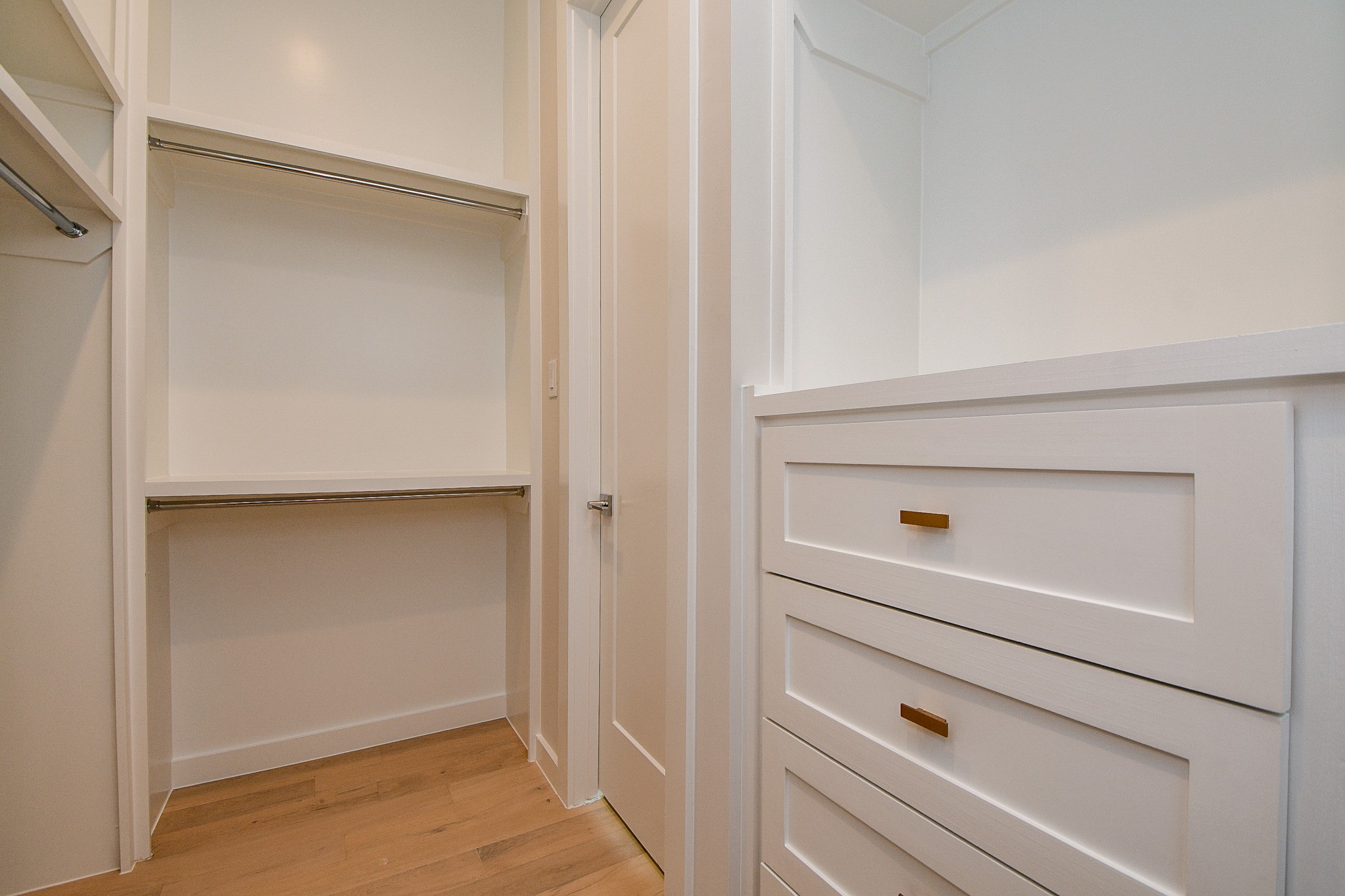 Closets will also feature the same style of custom built ins pictured in this recently completed home by same developer*