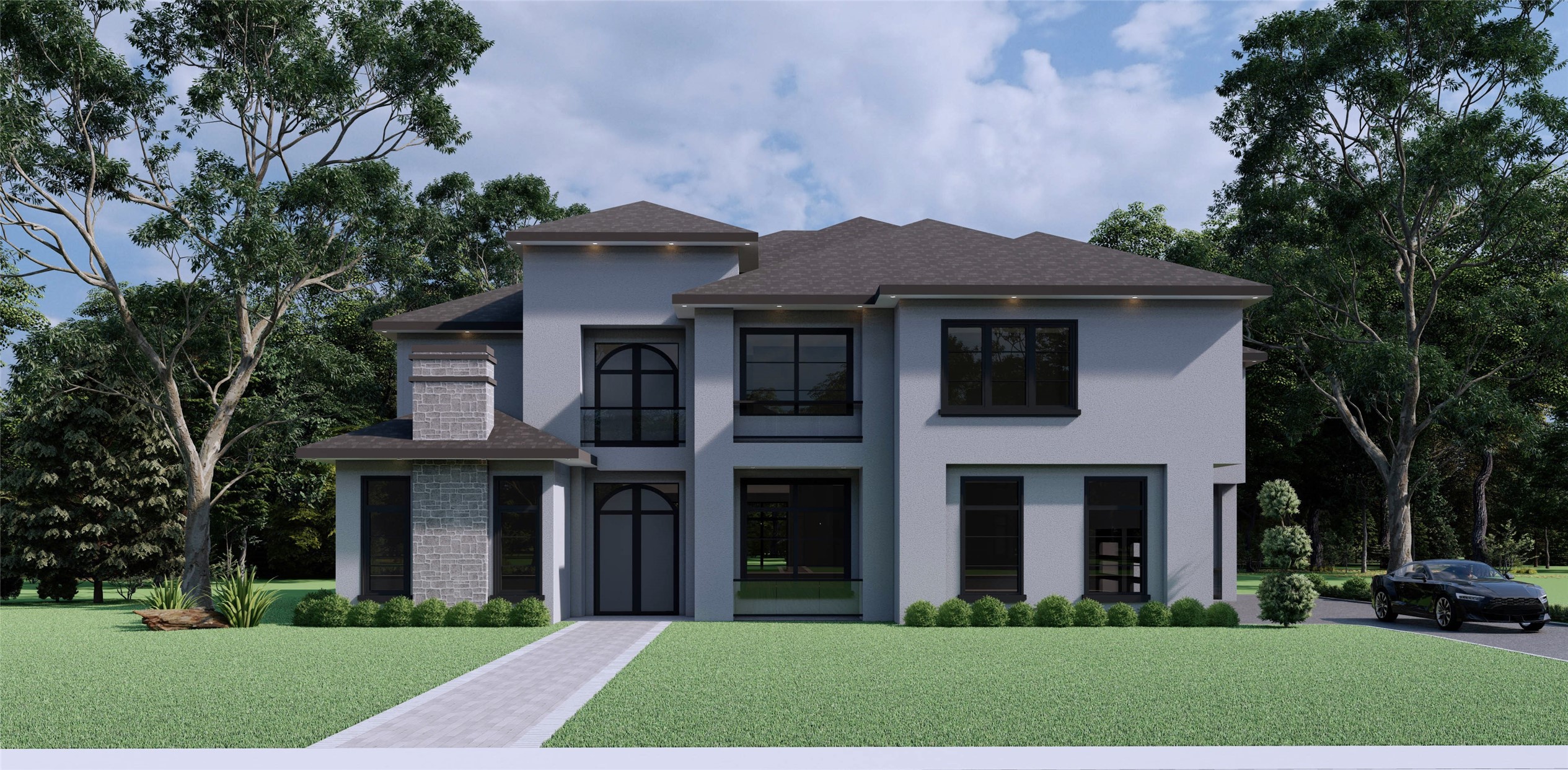 Magnificent Masterpiece and a Regal Modern French style New construction to be built by 