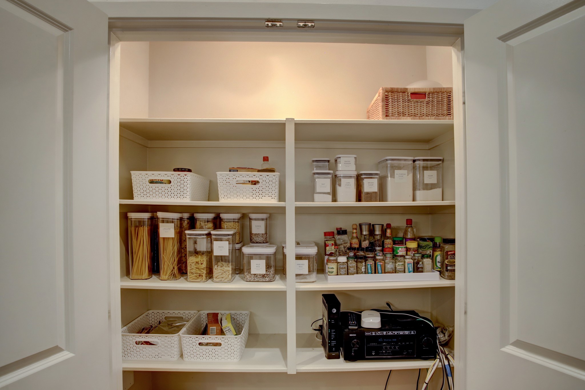 Really nice sized pantry.