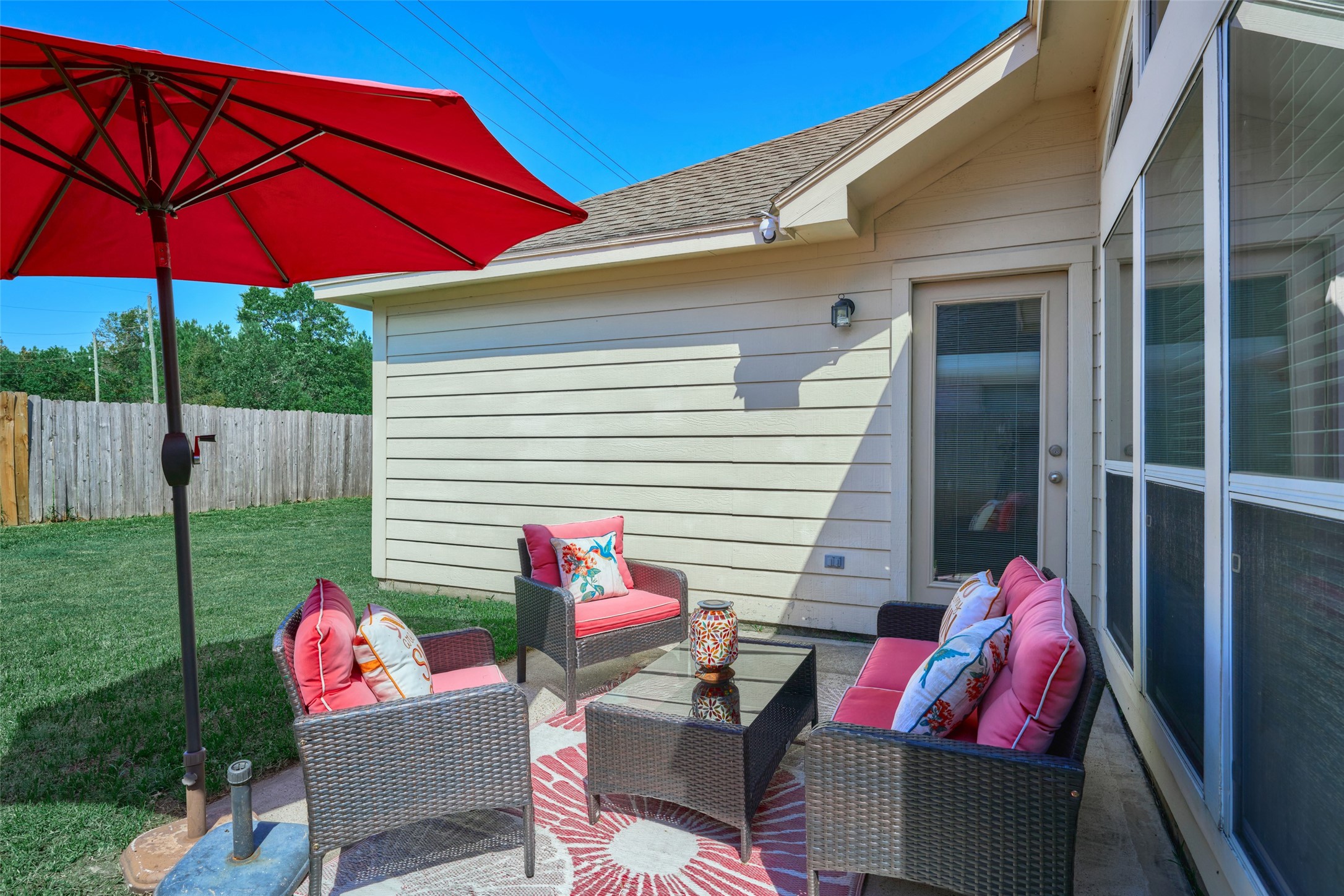 Great for entertaining or just relaxing the patio is the perfect place to enjoy the home's outdoor spaces.
