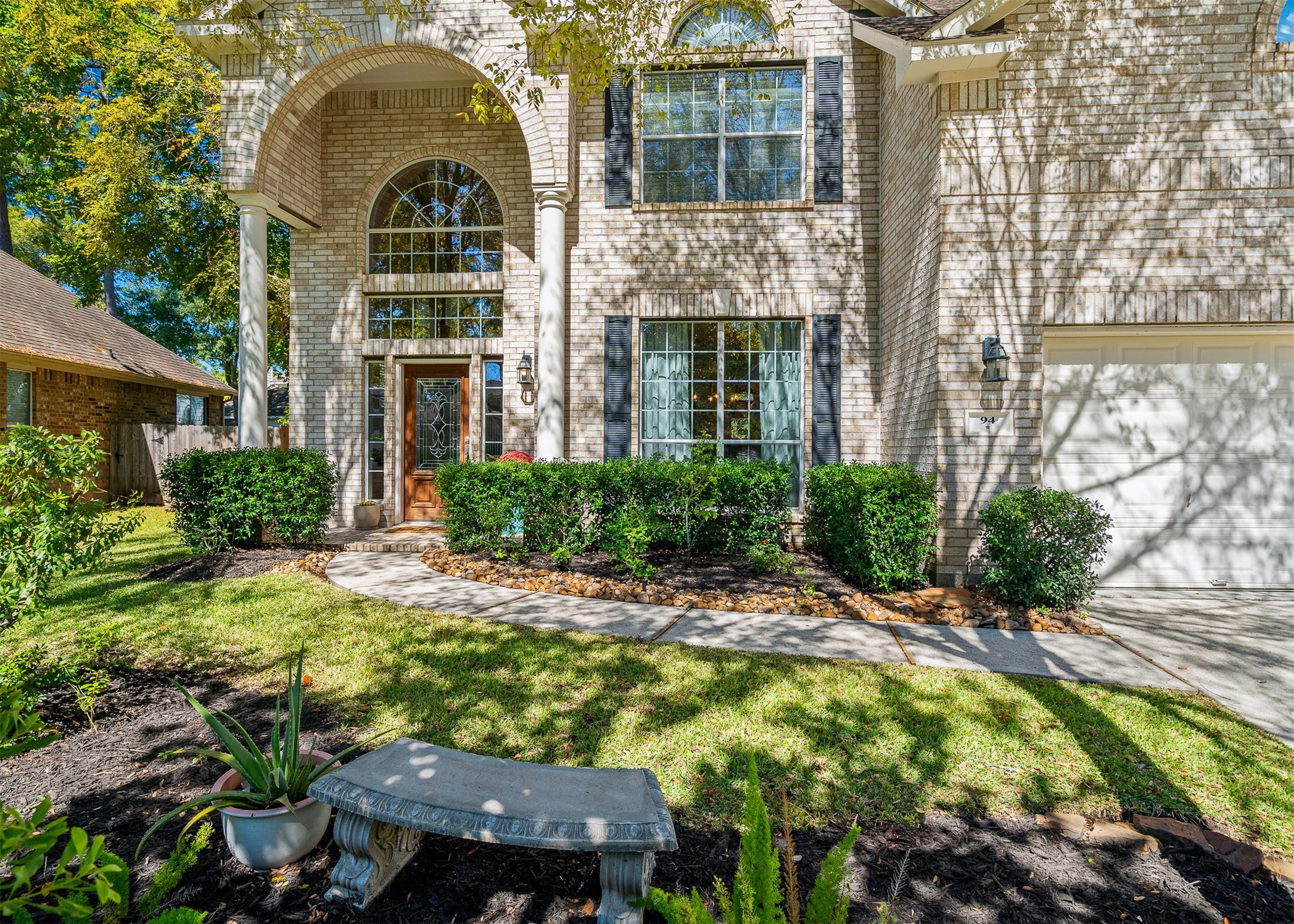 Great curb appeal with mature landscaping!