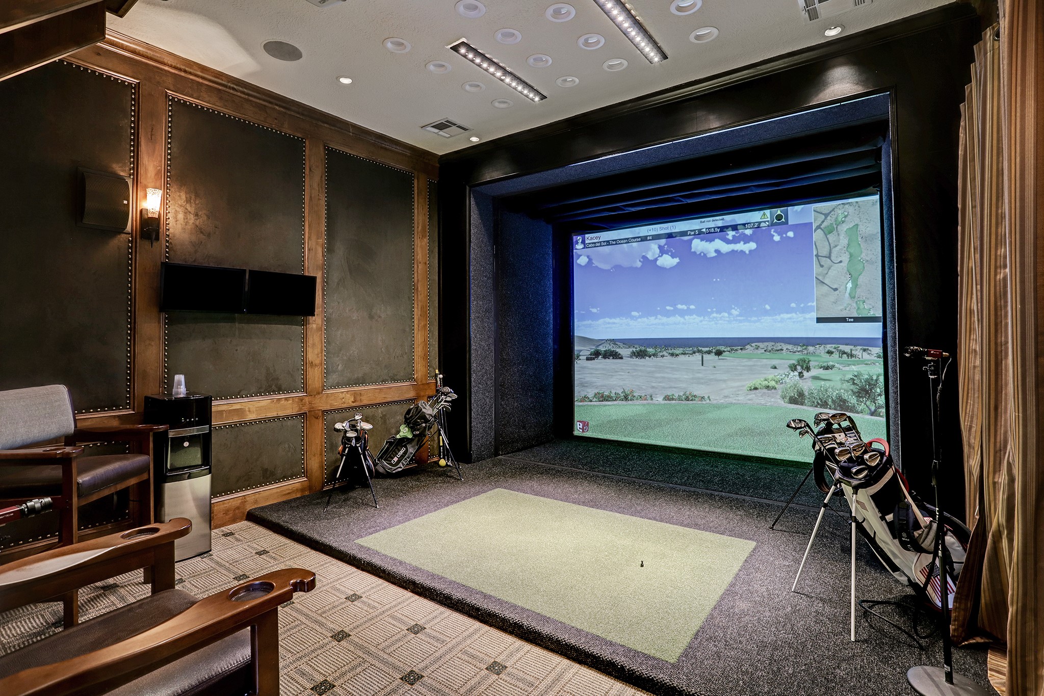 Media Room with Golf Package
