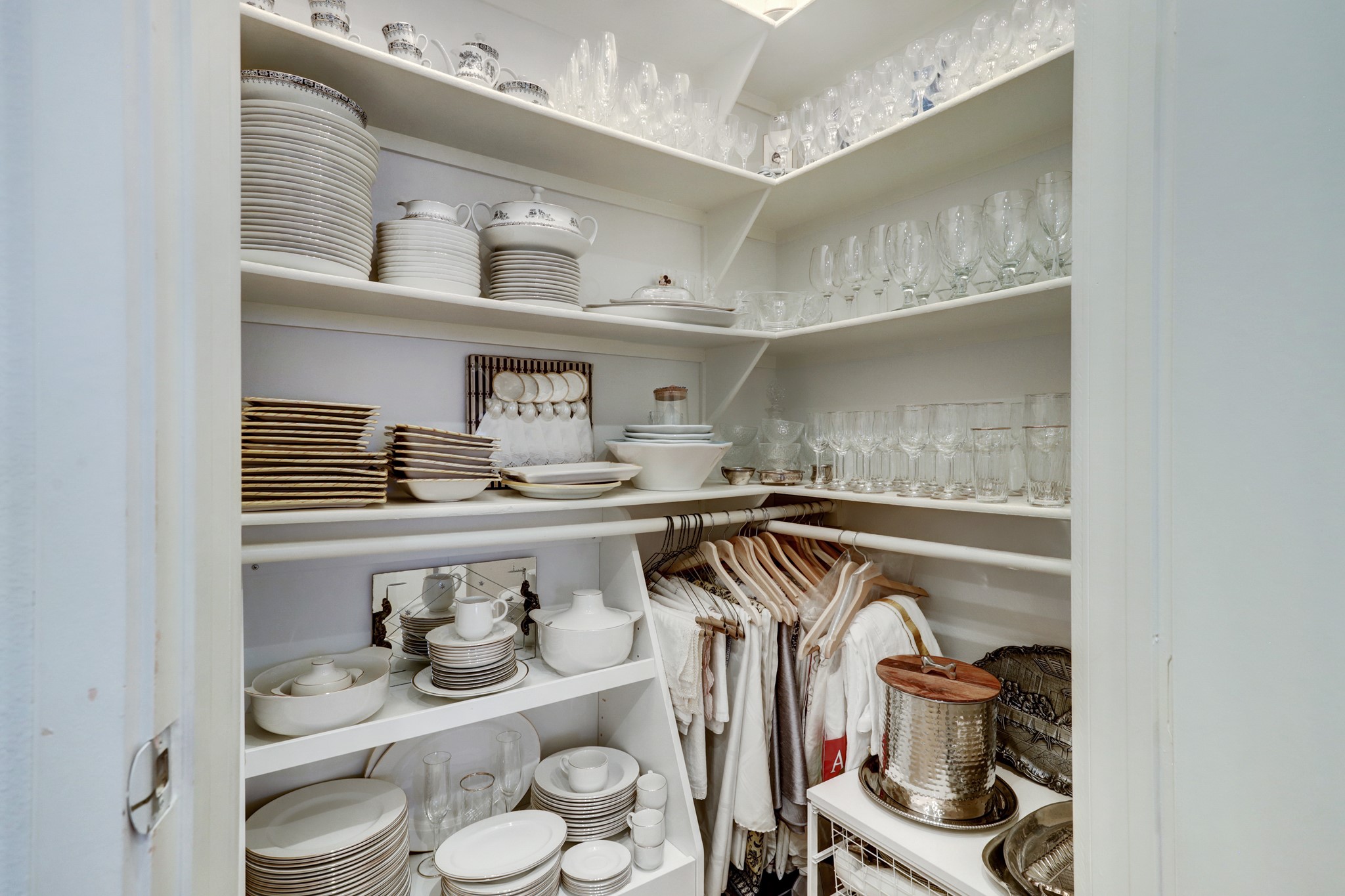 Oversized storage pantry in the kitchen.