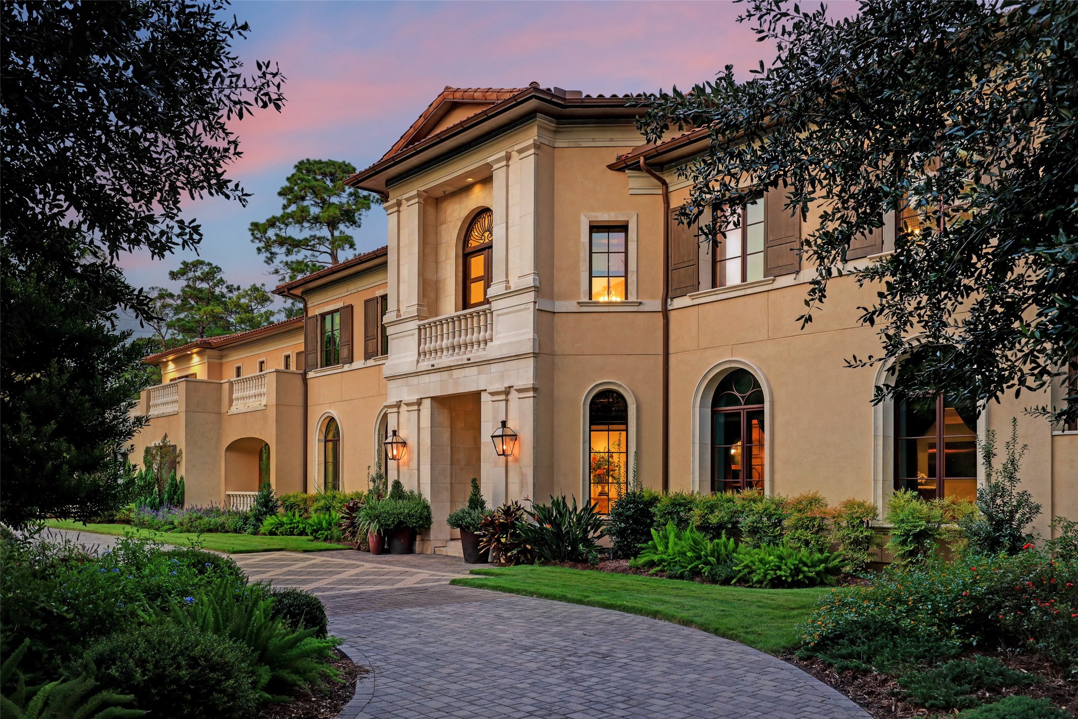 Stately and timeless exterior with impressive scale and incredible design