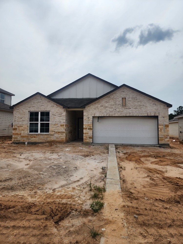 The 1-story 2012 floorplan features 4 bedrooms, 3 full baths and an attached 2 car garage.