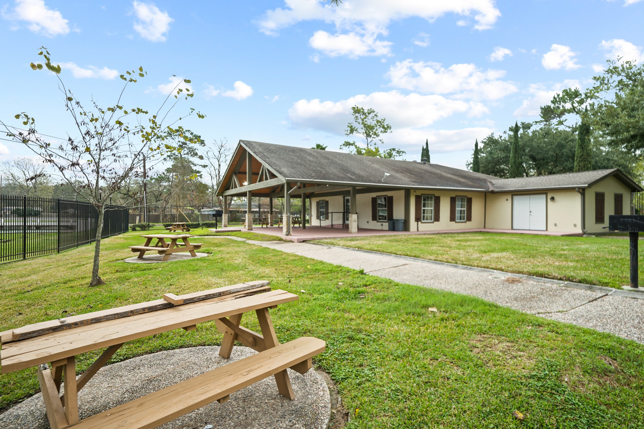 The community center is available to residents for large gatherings like family reunions, large birthday parties, and more.
