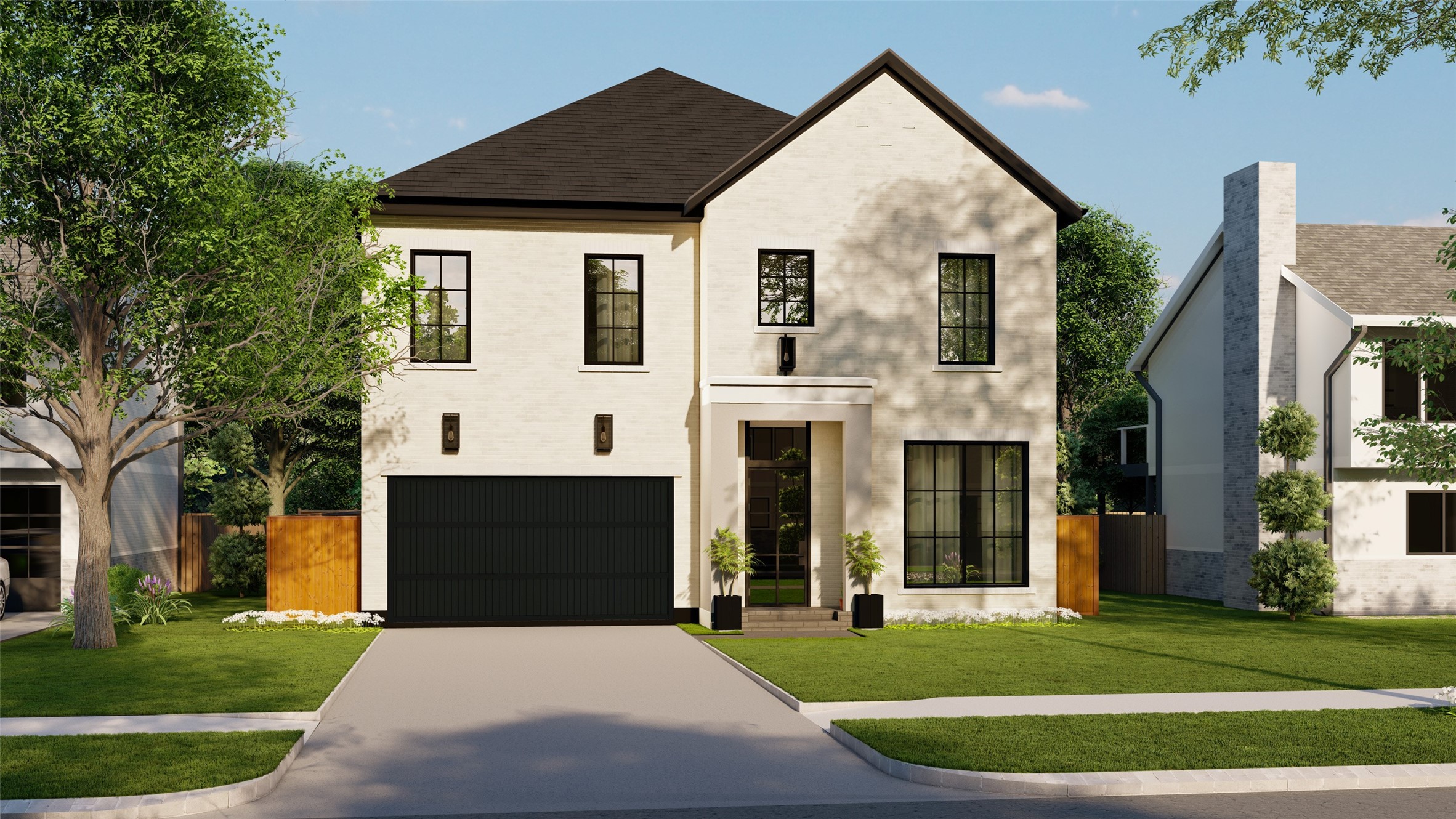 New Construction by Houston's Premier Home Builder, Croix Custom Homes! This Stunning Transitional Residence offers Incredible Interior Finishes, Painted Brick Exterior with Hardie Plank Siding, and a Great Floor Plan!
