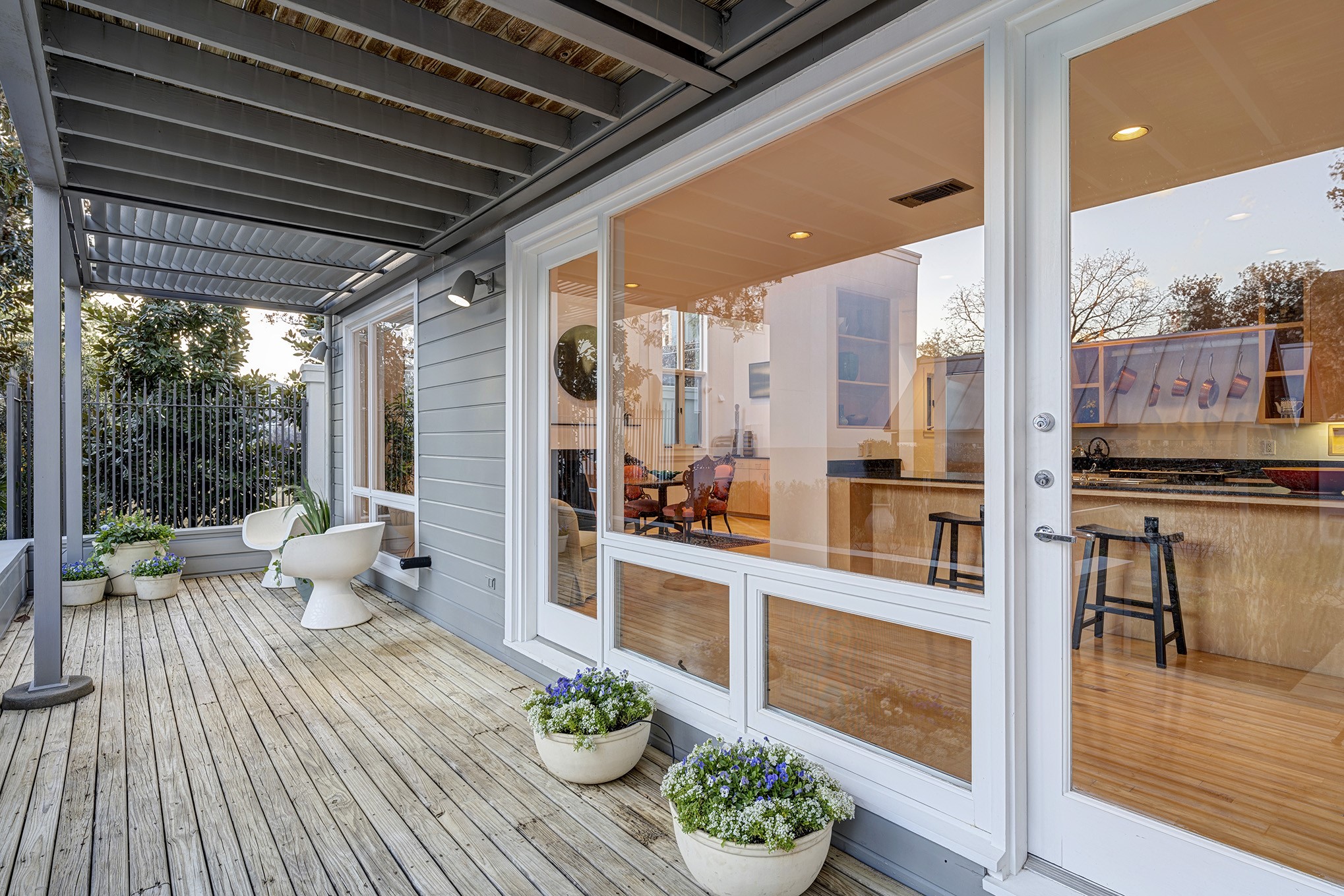 There are 3 porches/decks to enjoy the outdoors.