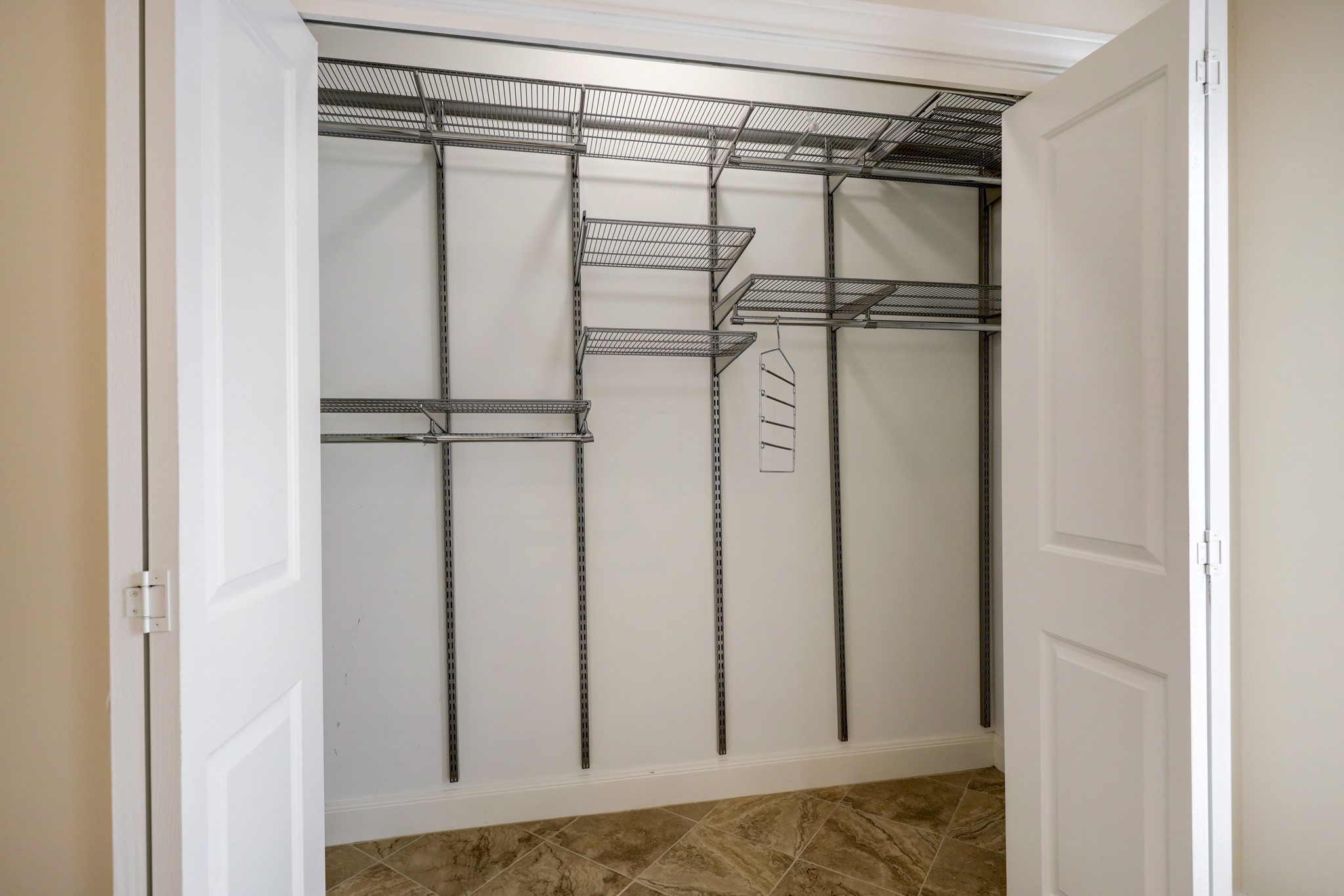 Secondary closet in the primary bedroom