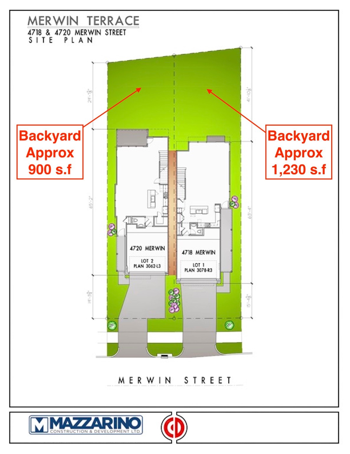 Please be aware that these plans are the property of the architect/builder designer that designed them not DUX Realty, 4720 MERWIN LLC or MAZZTAO Homes and are protected from reproduction and sharing under copyright law. These drawing are for general information only. Measurements, square footages and features are for illustrative marketing purposes. All information should be independently verified. Plans are subject to change without notification.